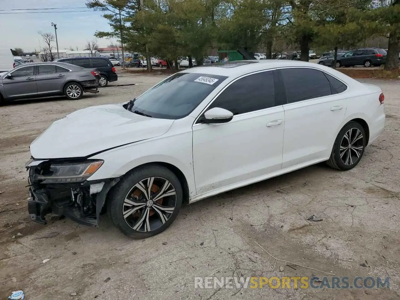 1 Photograph of a damaged car 1VWSA7A32MC009369 VOLKSWAGEN PASSAT 2021