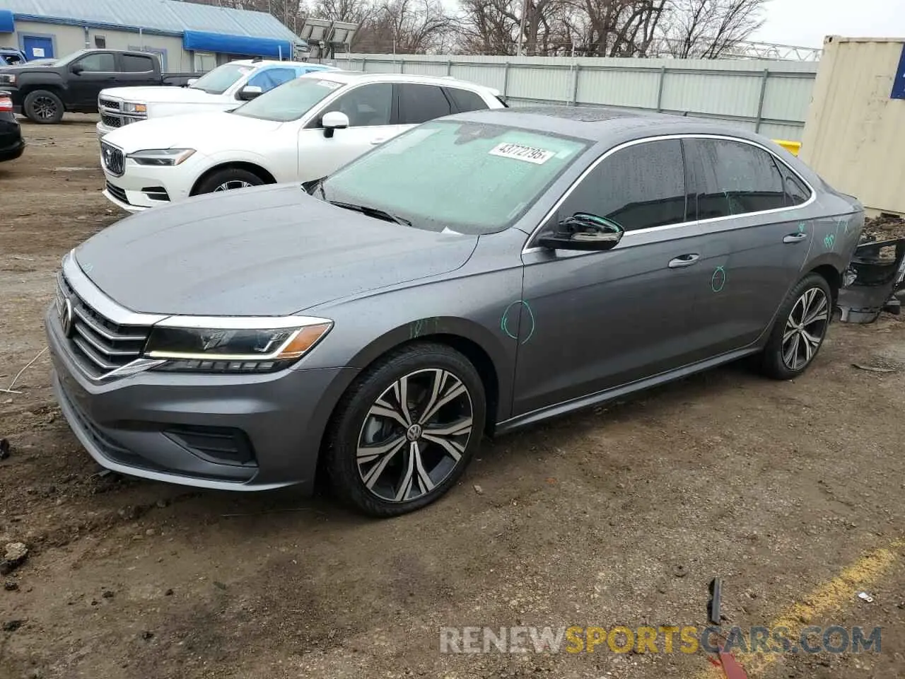 1 Photograph of a damaged car 1VWSA7A33MC012734 VOLKSWAGEN PASSAT 2021
