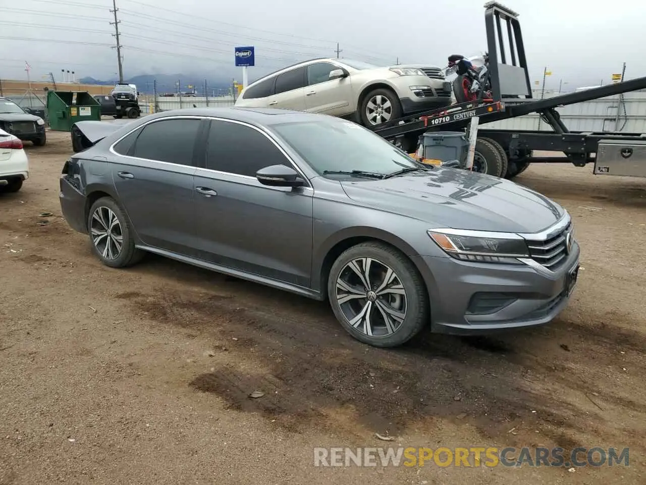 4 Фотография поврежденного автомобиля 1VWSA7A33MC015066 VOLKSWAGEN PASSAT 2021