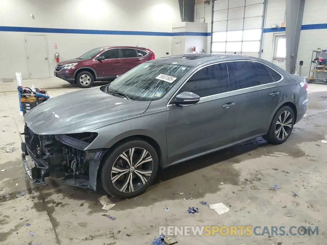 1 Photograph of a damaged car 1VWSA7A34MC010023 VOLKSWAGEN PASSAT 2021