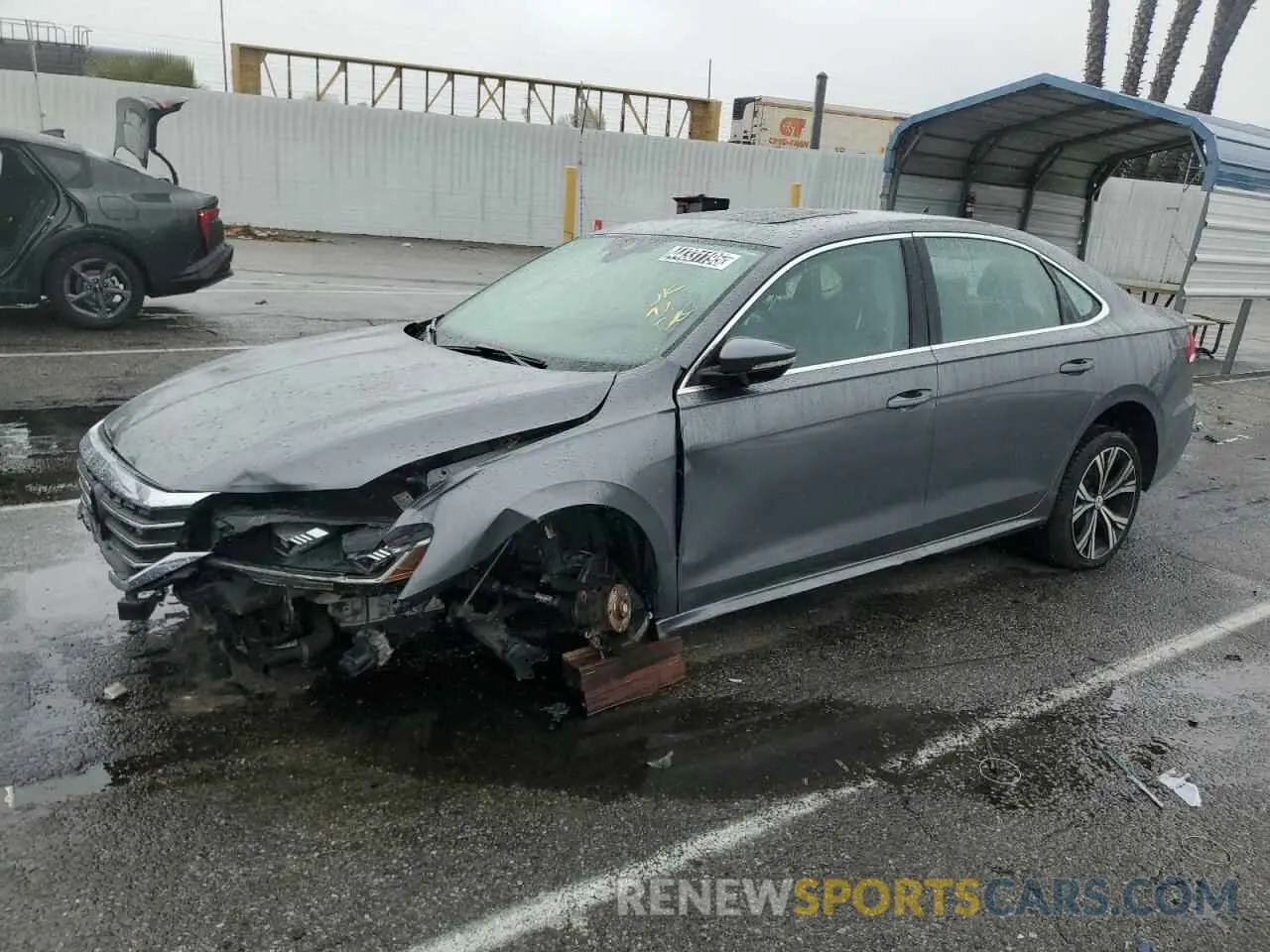 1 Photograph of a damaged car 1VWSA7A34MC010121 VOLKSWAGEN PASSAT 2021