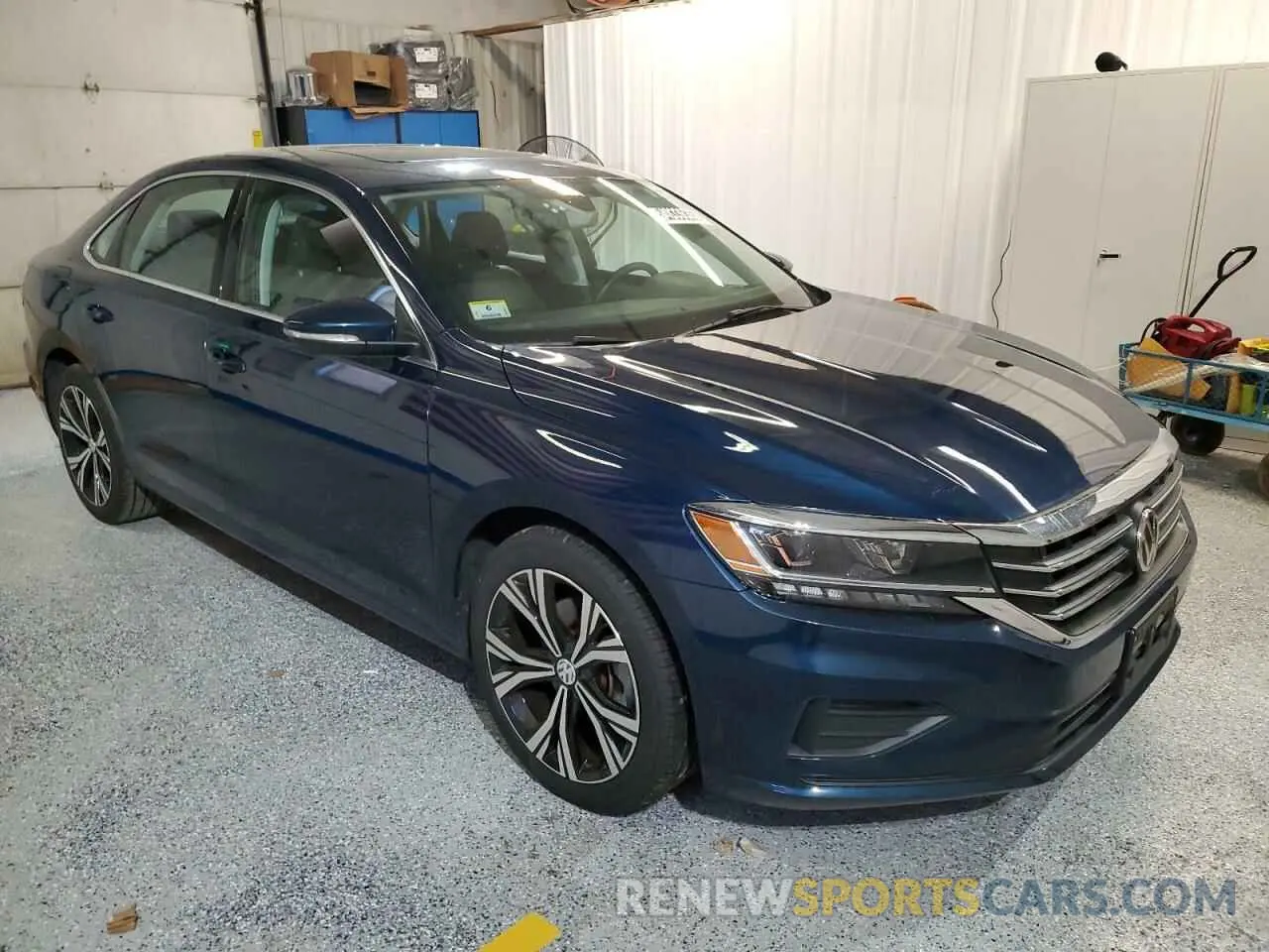 4 Фотография поврежденного автомобиля 1VWSA7A37MC000215 VOLKSWAGEN PASSAT 2021