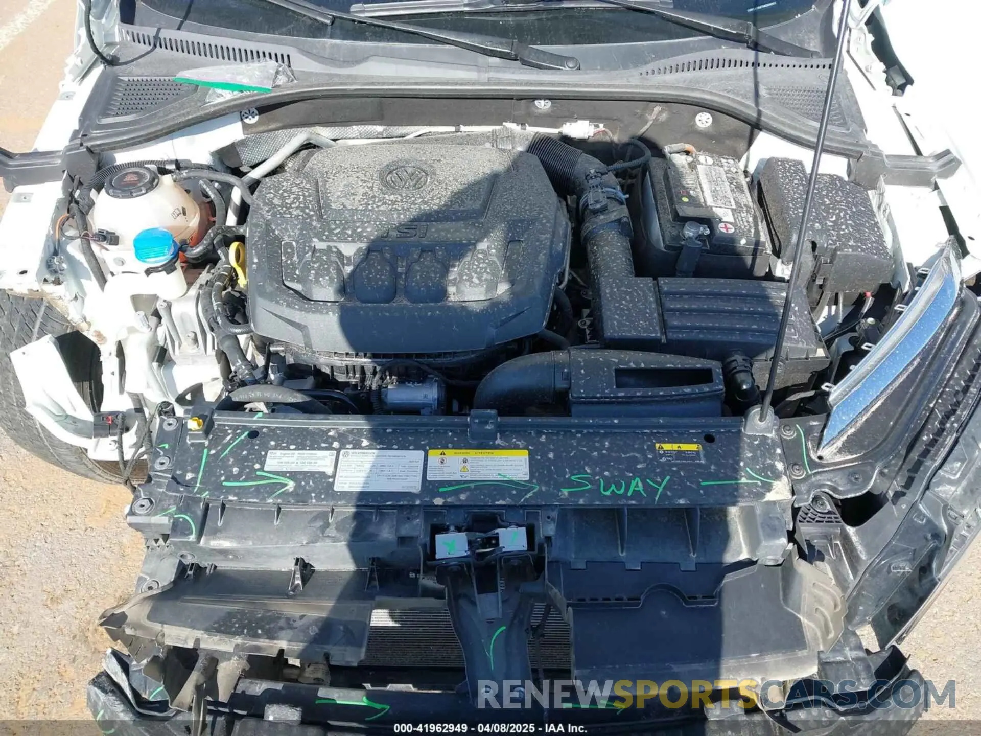 10 Photograph of a damaged car 1VWSA7A37MC006922 VOLKSWAGEN PASSAT 2021