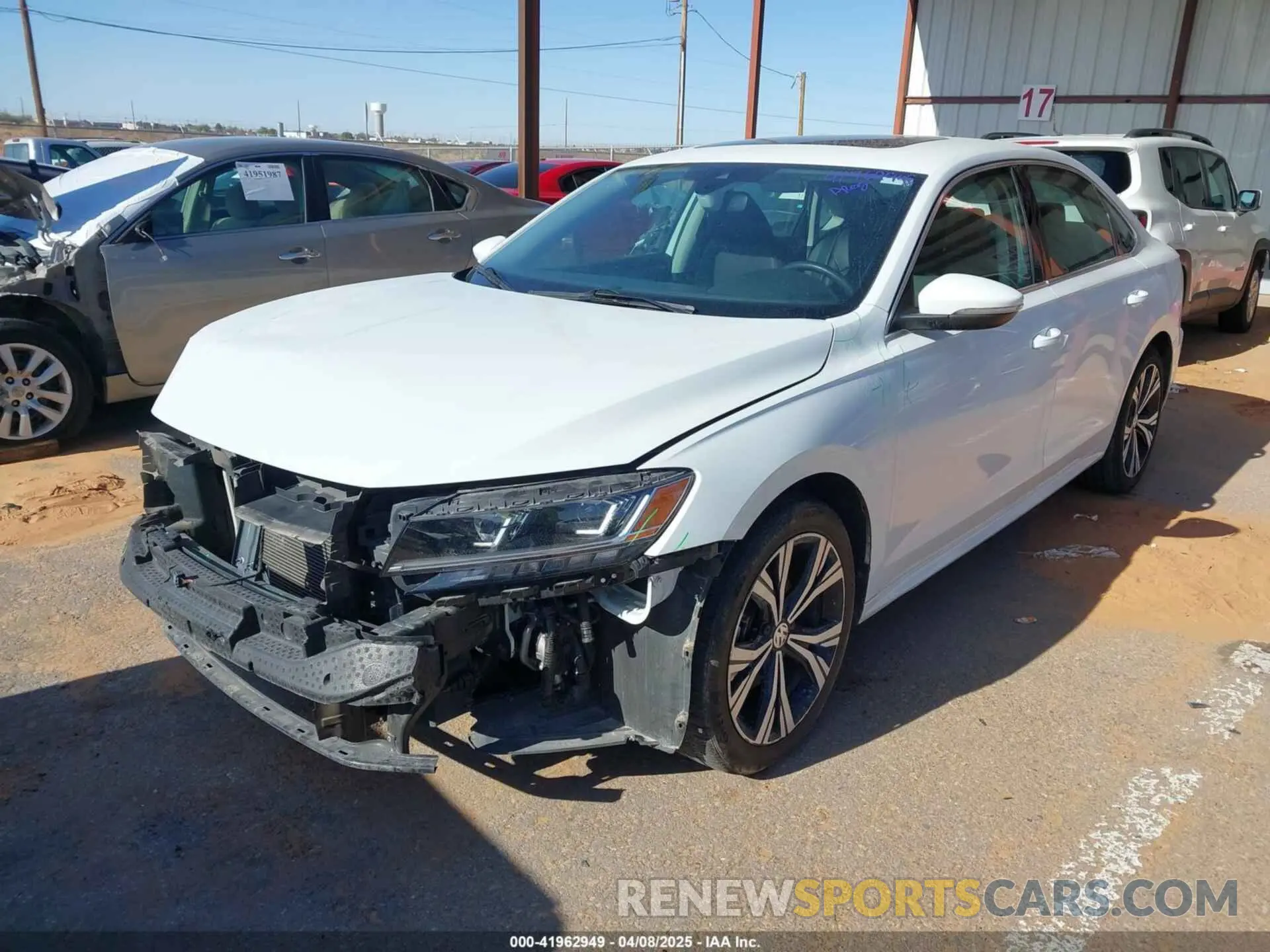 2 Photograph of a damaged car 1VWSA7A37MC006922 VOLKSWAGEN PASSAT 2021
