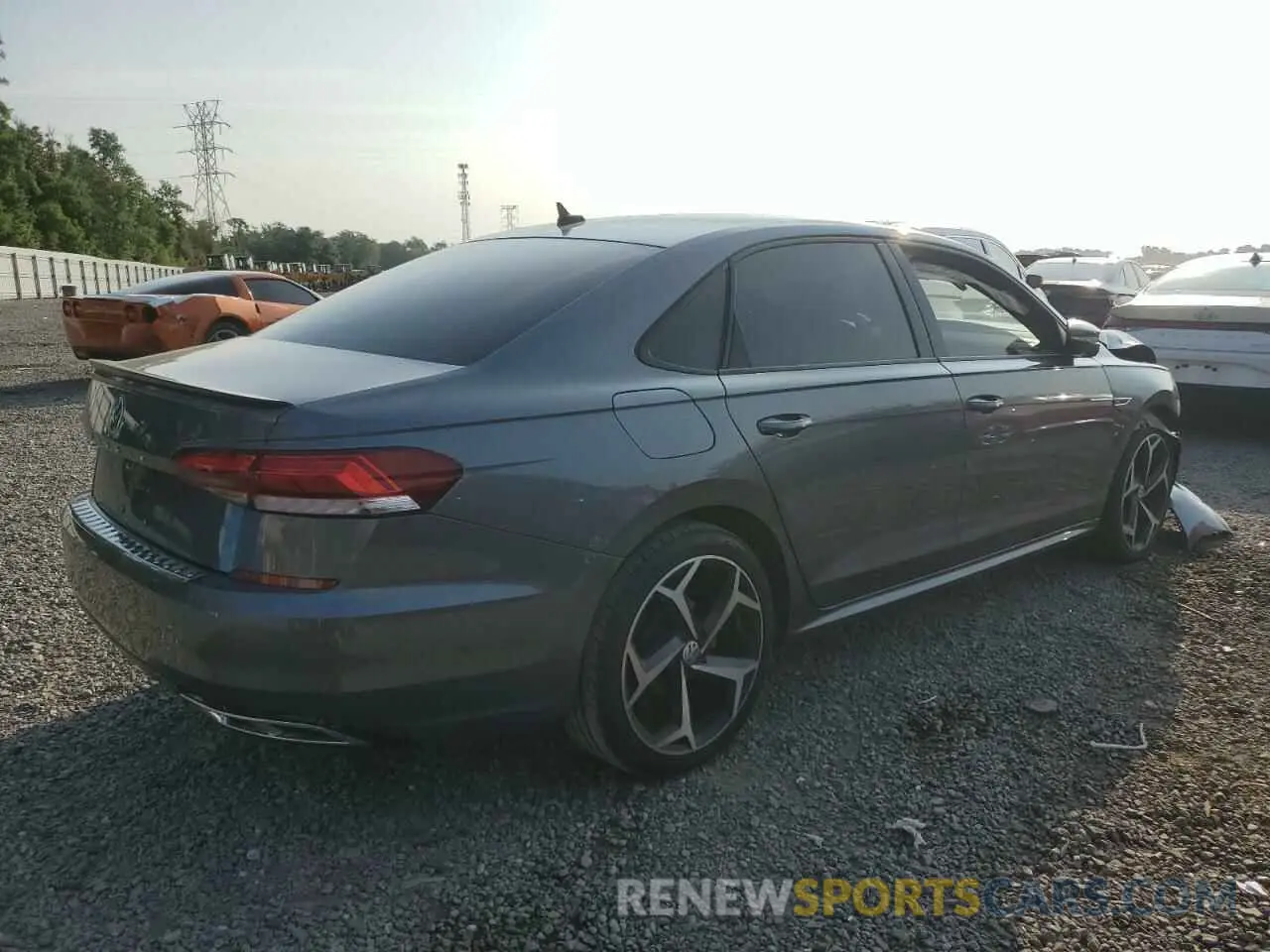 3 Photograph of a damaged car 1VWMA7A30NC003922 VOLKSWAGEN PASSAT 2022