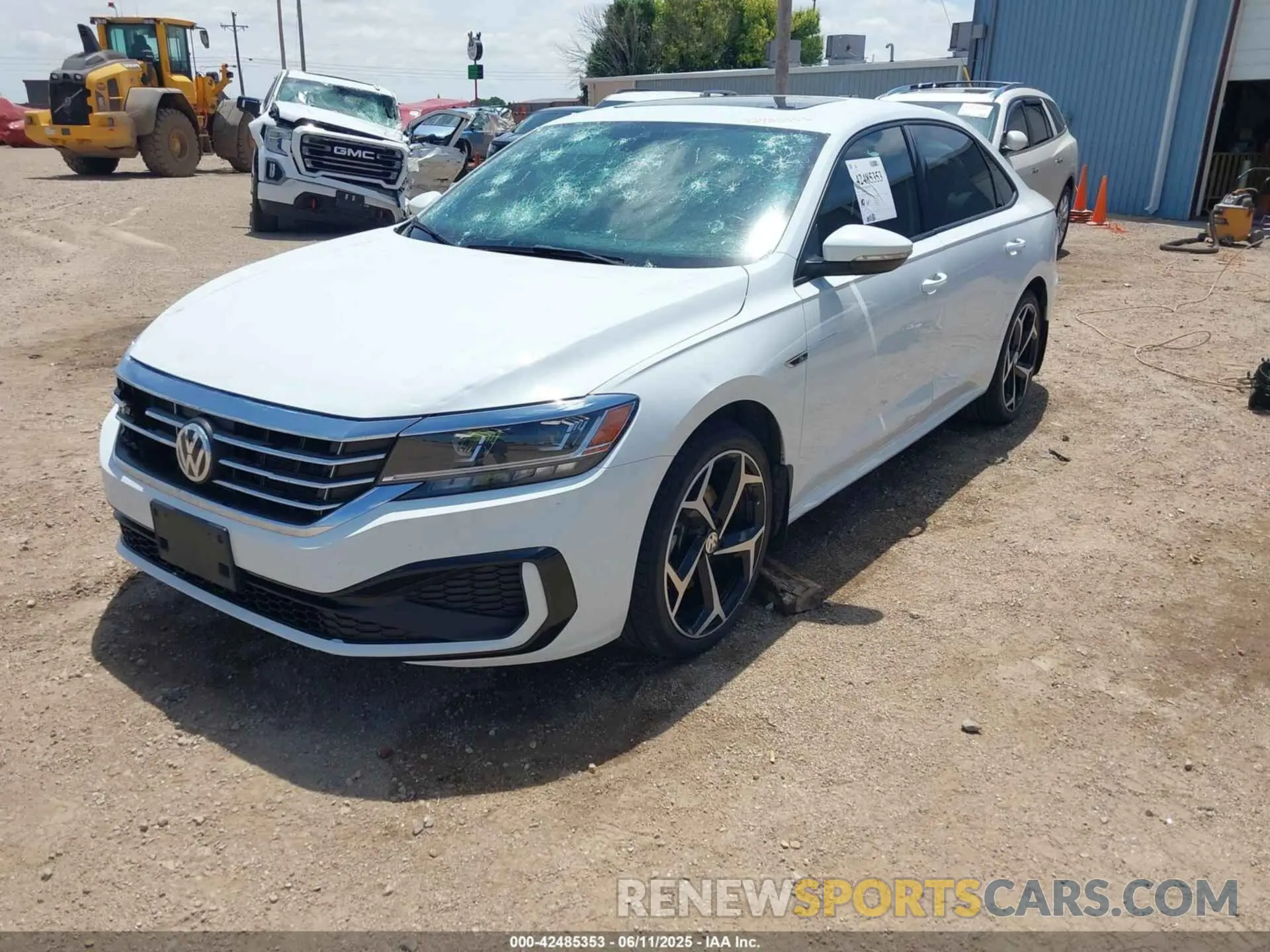 2 Photograph of a damaged car 1VWMA7A36NC007893 VOLKSWAGEN PASSAT 2022