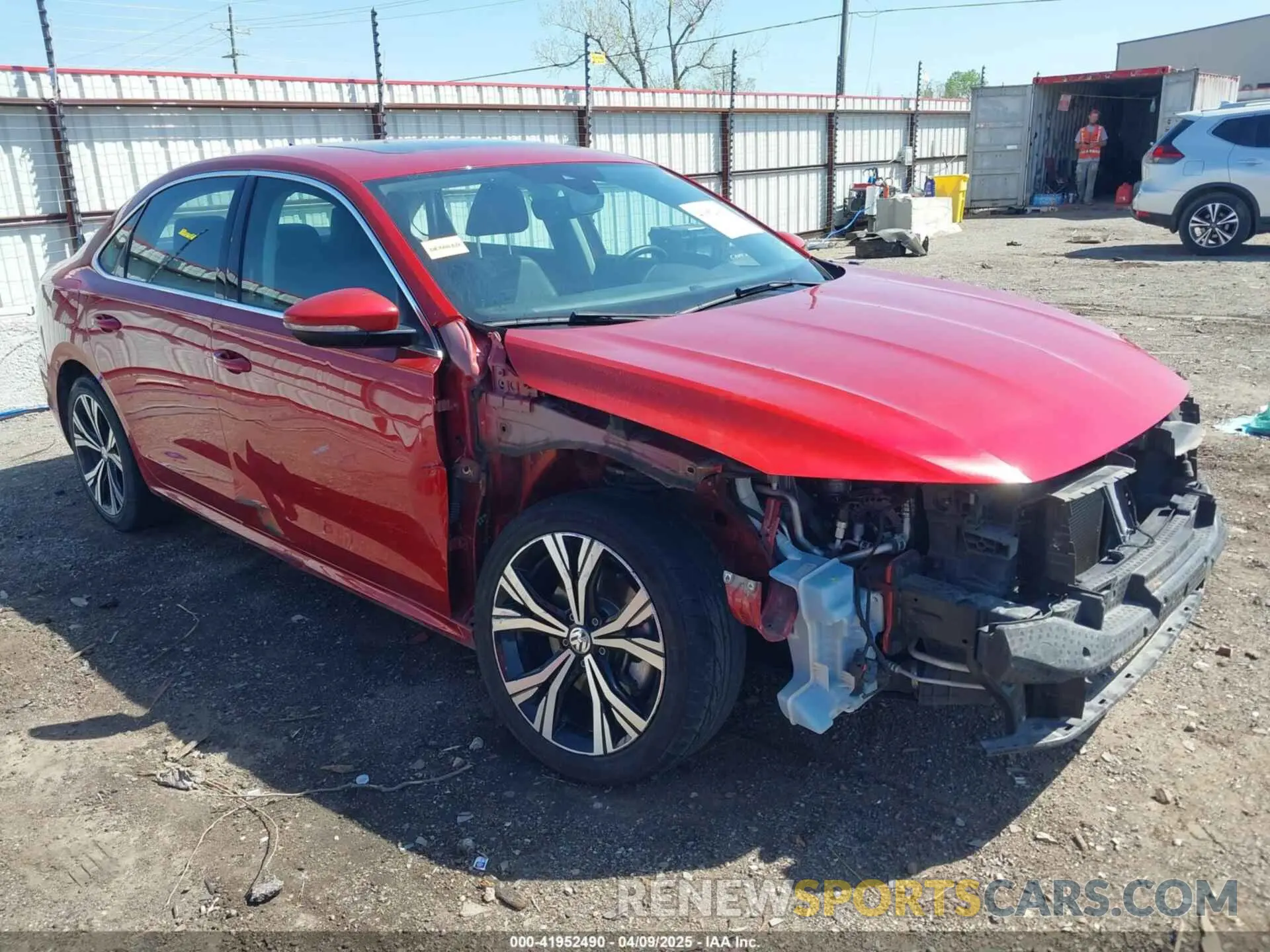 1 Photograph of a damaged car 1VWSA7A30NC002308 VOLKSWAGEN PASSAT 2022