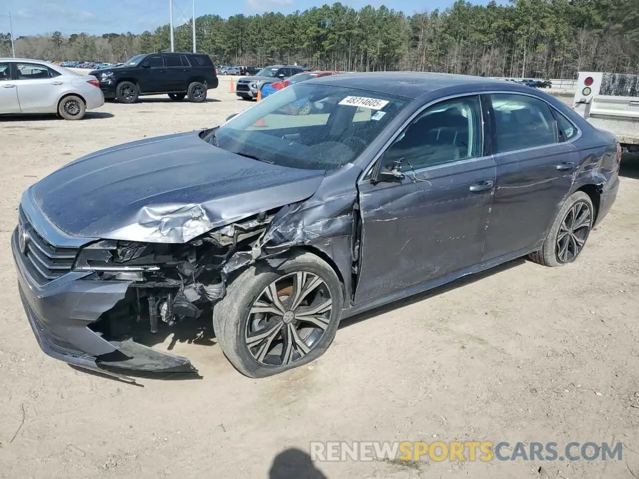 1 Photograph of a damaged car 1VWSA7A30NC008898 VOLKSWAGEN PASSAT 2022
