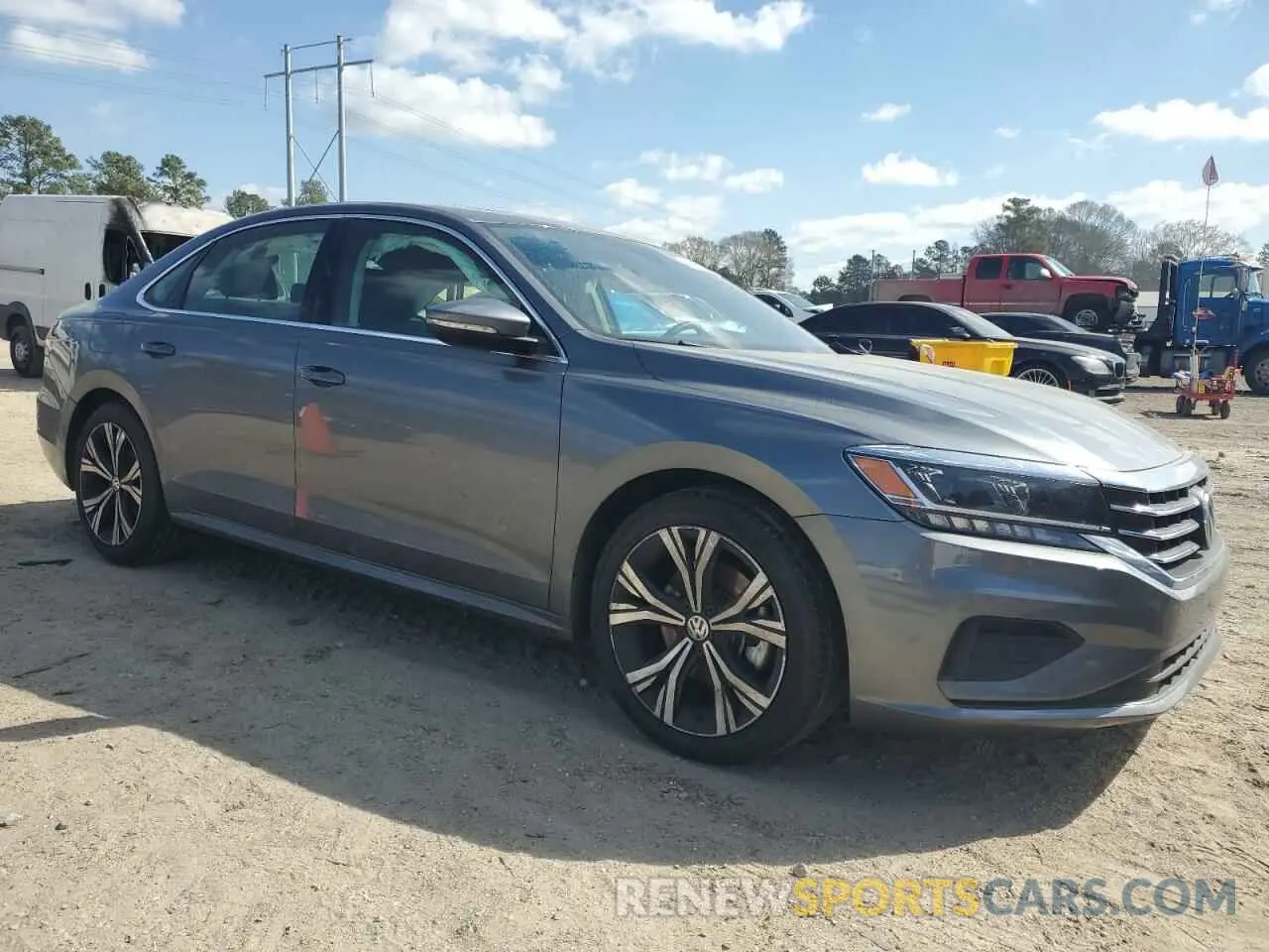 4 Photograph of a damaged car 1VWSA7A30NC008898 VOLKSWAGEN PASSAT 2022
