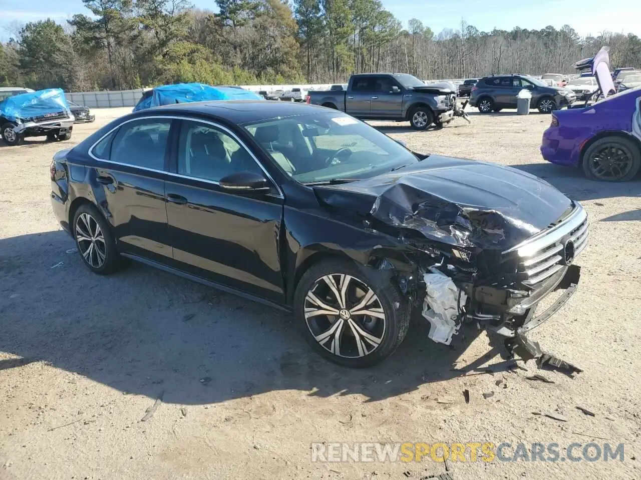 4 Photograph of a damaged car 1VWSA7A31NC008473 VOLKSWAGEN PASSAT 2022