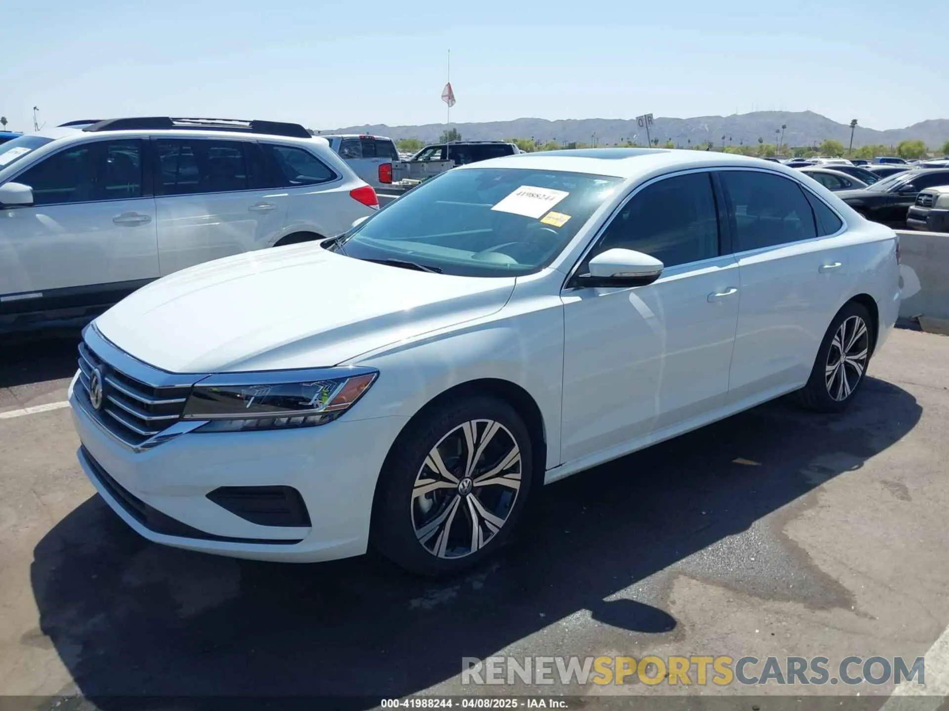 2 Photograph of a damaged car 1VWSA7A33NC004182 VOLKSWAGEN PASSAT 2022