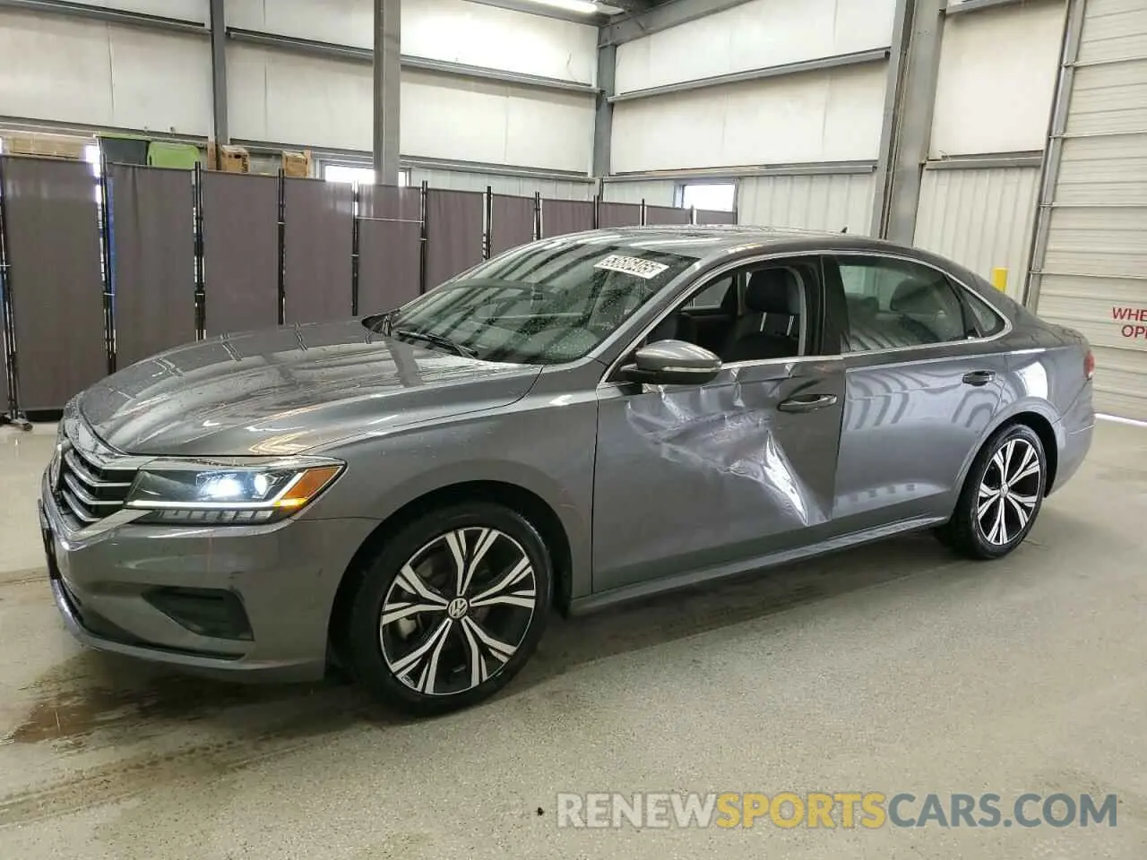 1 Photograph of a damaged car 1VWSA7A33NC009396 VOLKSWAGEN PASSAT 2022