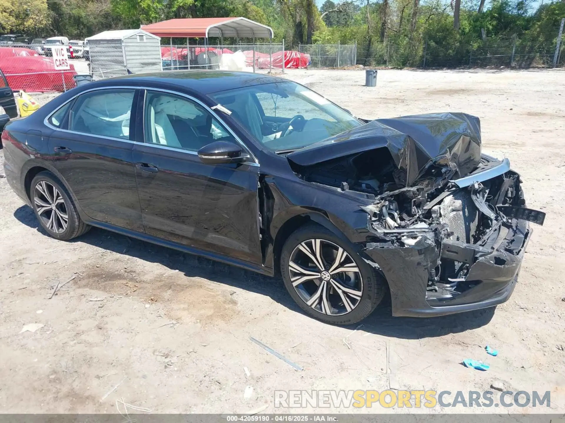 1 Photograph of a damaged car 1VWSA7A38NC001715 VOLKSWAGEN PASSAT 2022