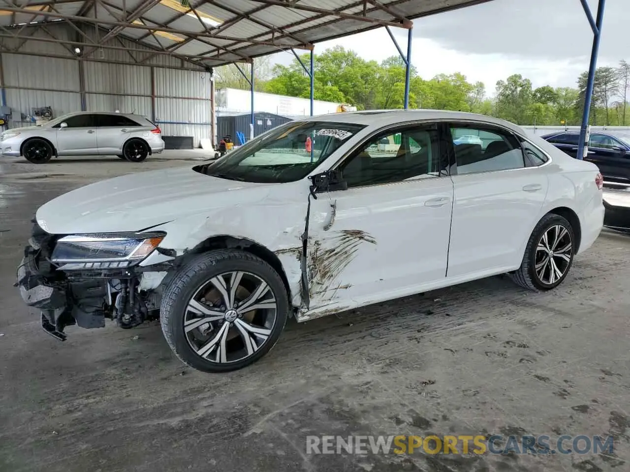 1 Photograph of a damaged car 1VWSA7A39NC001481 VOLKSWAGEN PASSAT 2022