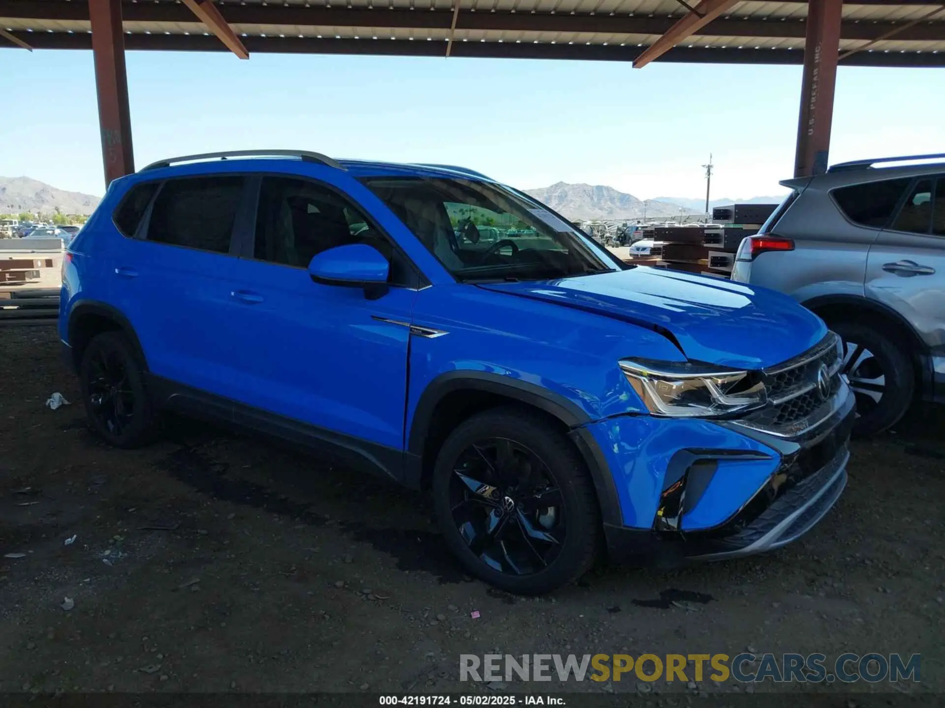 1 Photograph of a damaged car 3VV1X7B29NM003637 VOLKSWAGEN TAOS 2022