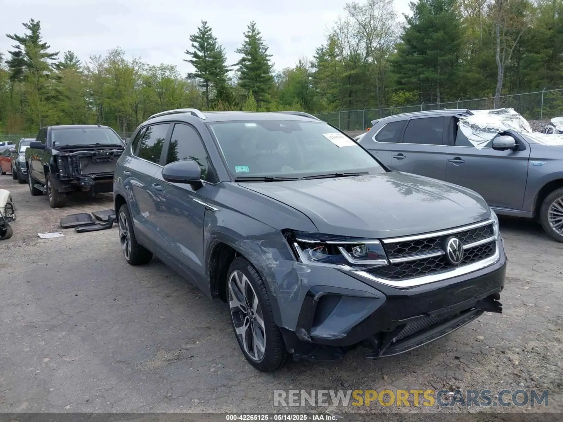 1 Photograph of a damaged car 3VV2X7B24NM089699 VOLKSWAGEN TAOS 2022