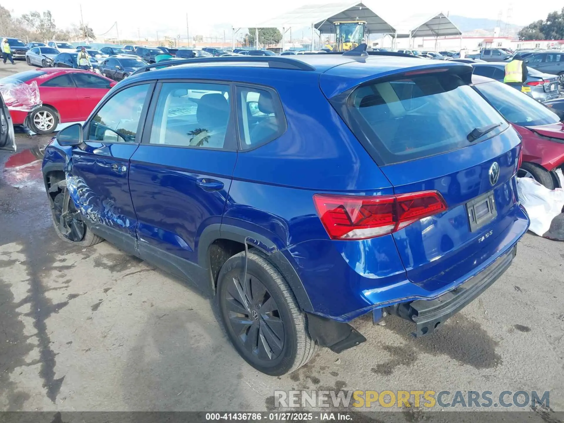 3 Photograph of a damaged car 3VVCX7B24NM026302 VOLKSWAGEN TAOS 2022