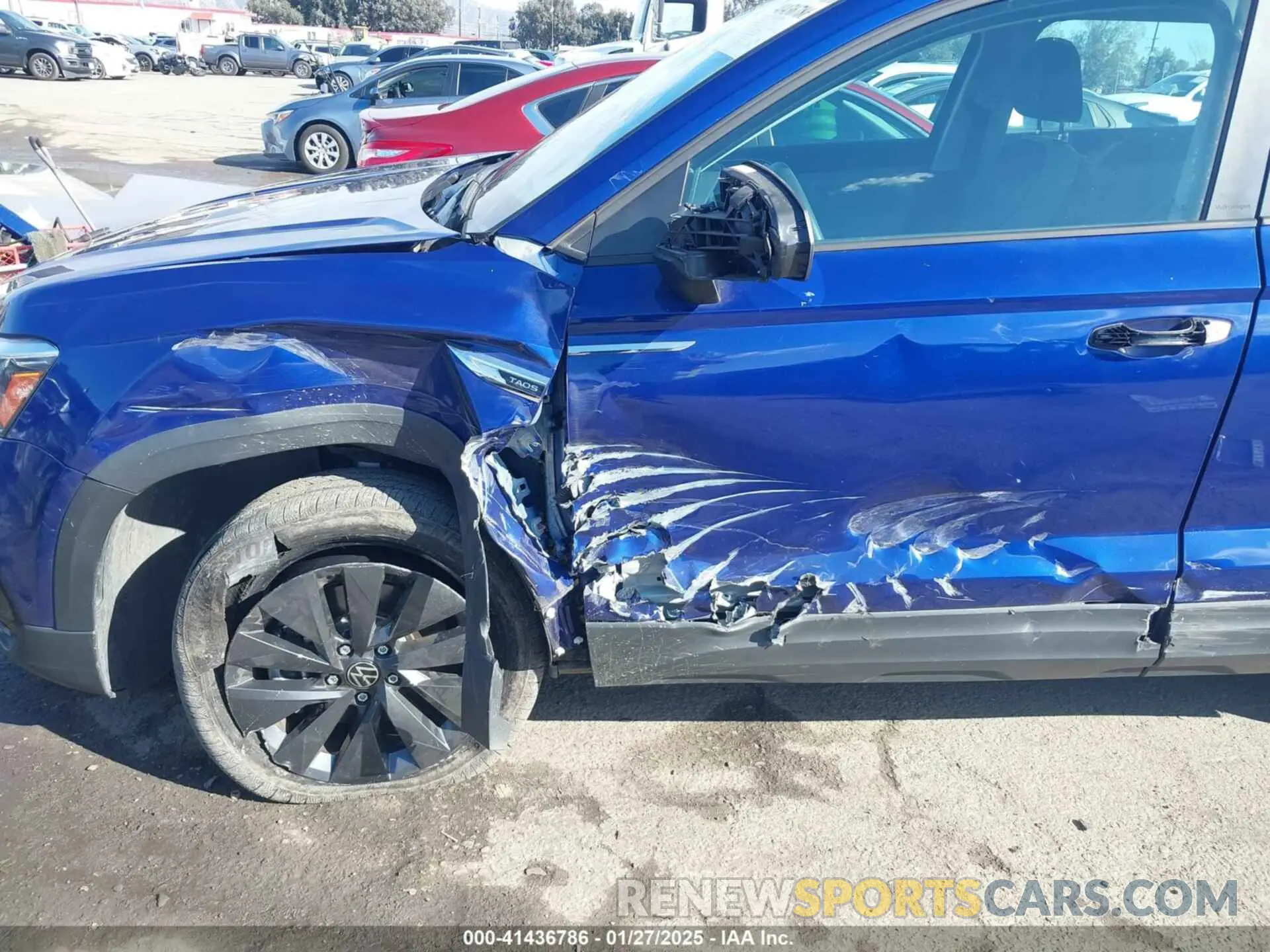 6 Photograph of a damaged car 3VVCX7B24NM026302 VOLKSWAGEN TAOS 2022
