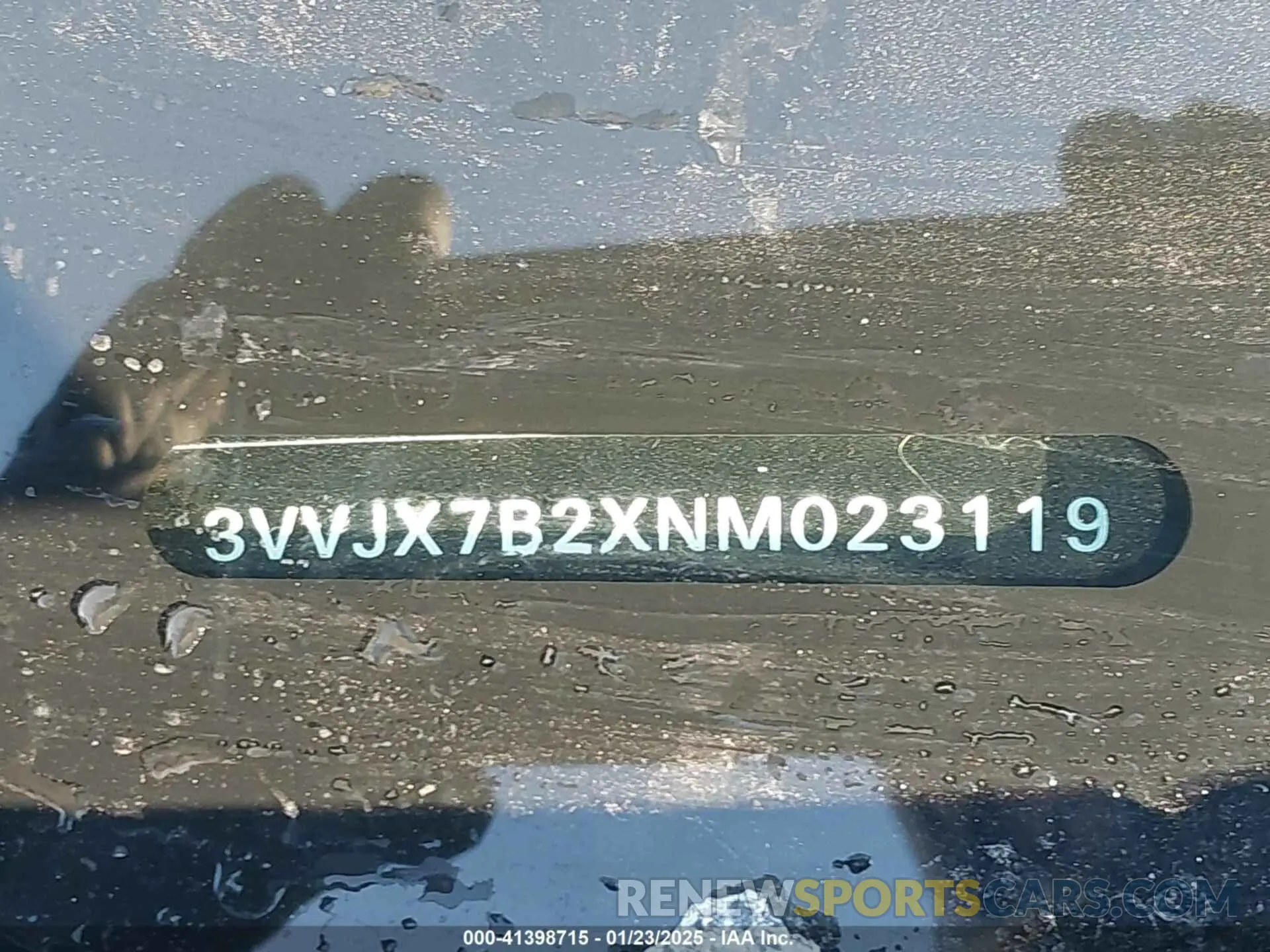 9 Photograph of a damaged car 3VVJX7B2XNM023119 VOLKSWAGEN TAOS 2022