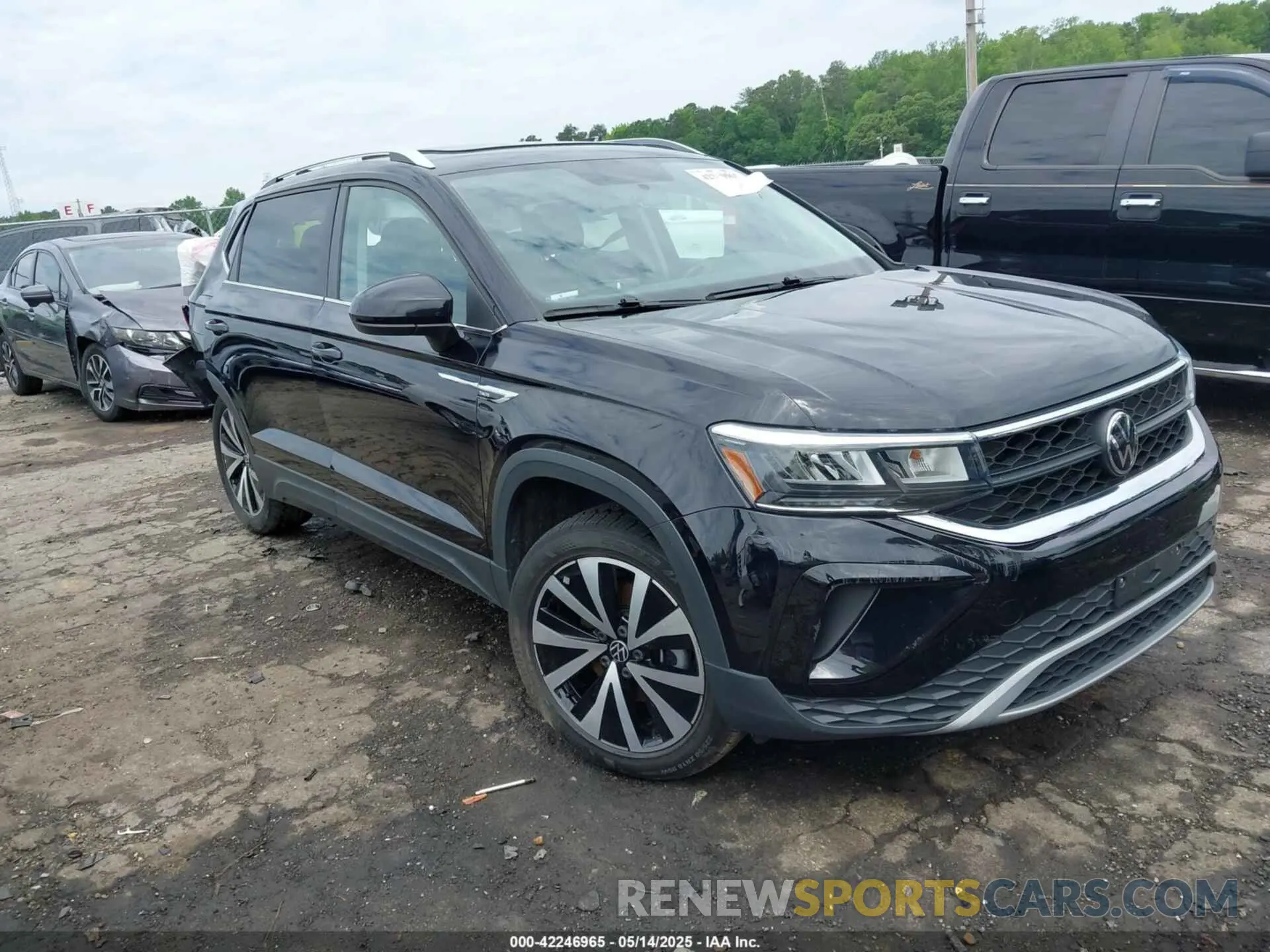 1 Photograph of a damaged car 3VVLX7B23NM082909 VOLKSWAGEN TAOS 2022