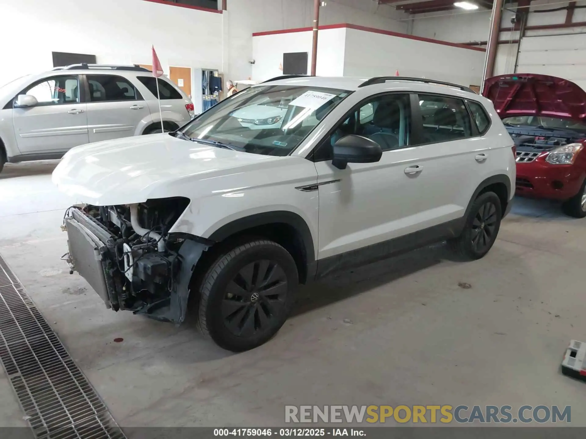 2 Фотография поврежденного автомобиля 3VVMX7B24NM036848 VOLKSWAGEN TAOS 2022