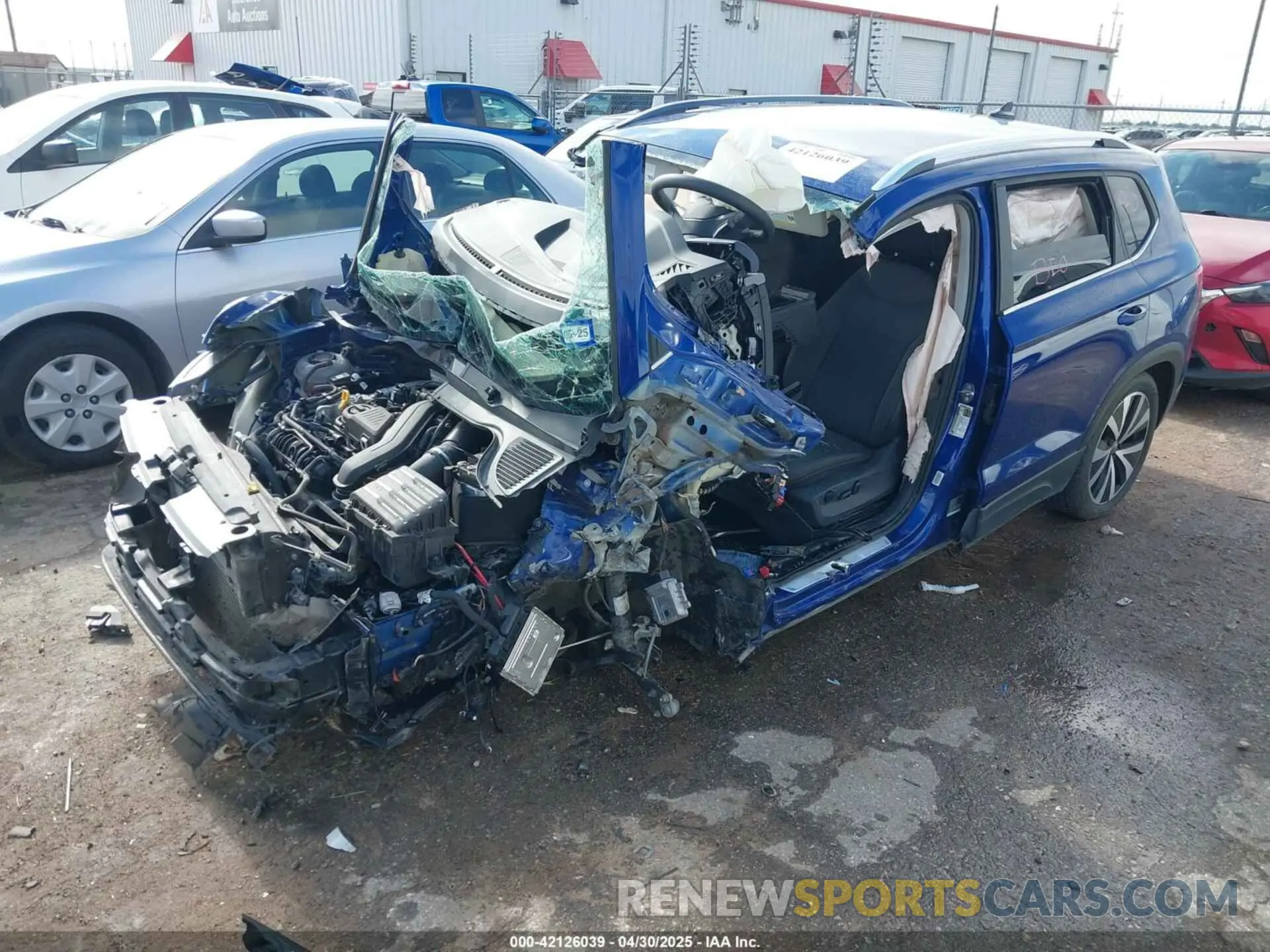 2 Photograph of a damaged car 3VVRX7B22NM087741 VOLKSWAGEN TAOS 2022