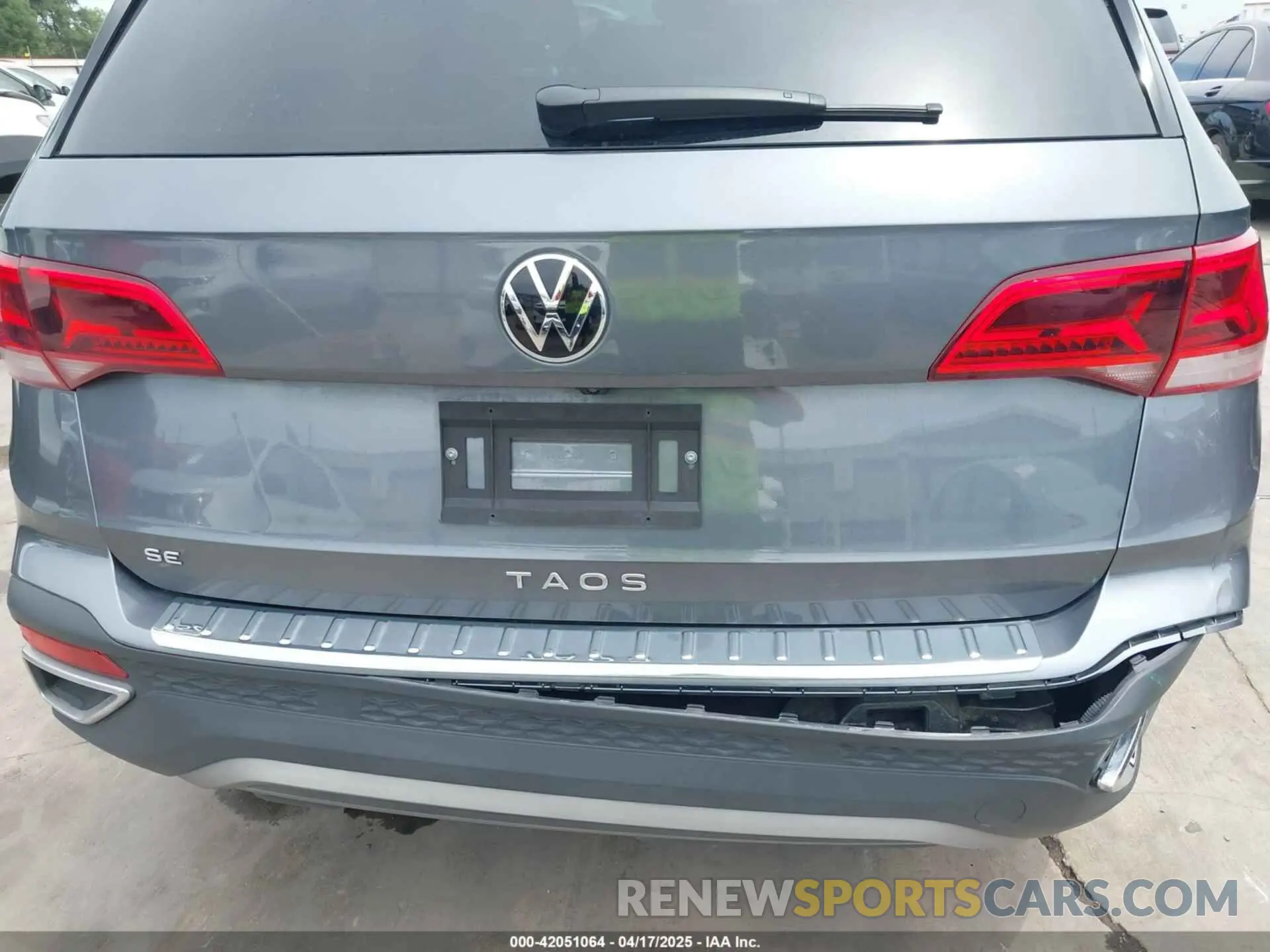 12 Фотография поврежденного автомобиля 3VVSX7B2XNM062037 VOLKSWAGEN TAOS 2022