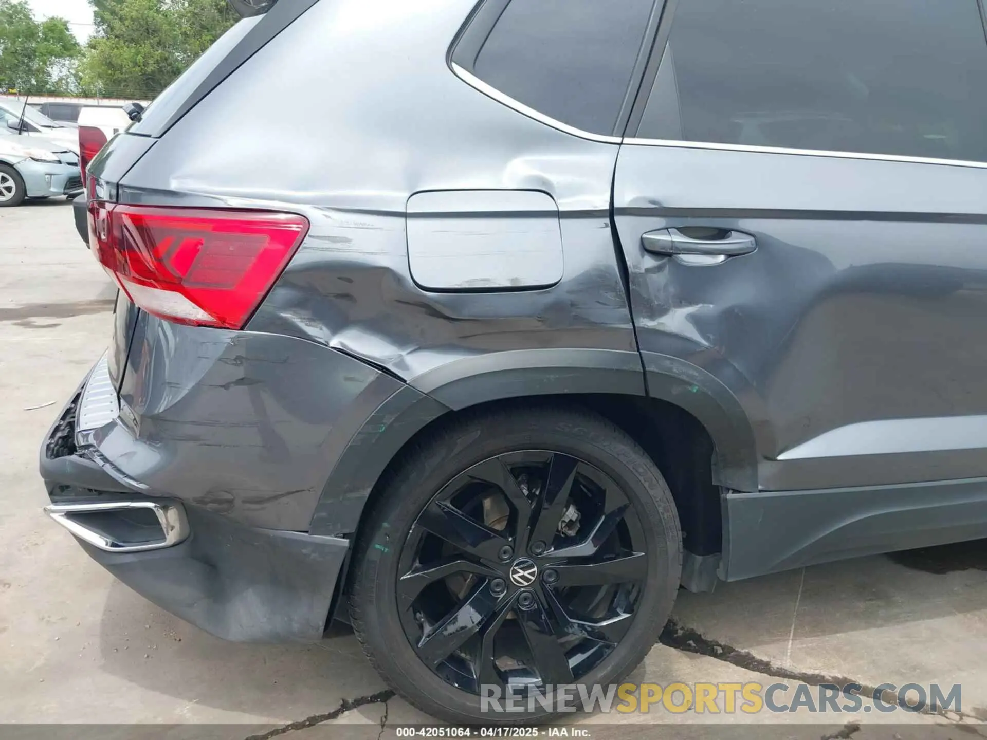 6 Фотография поврежденного автомобиля 3VVSX7B2XNM062037 VOLKSWAGEN TAOS 2022