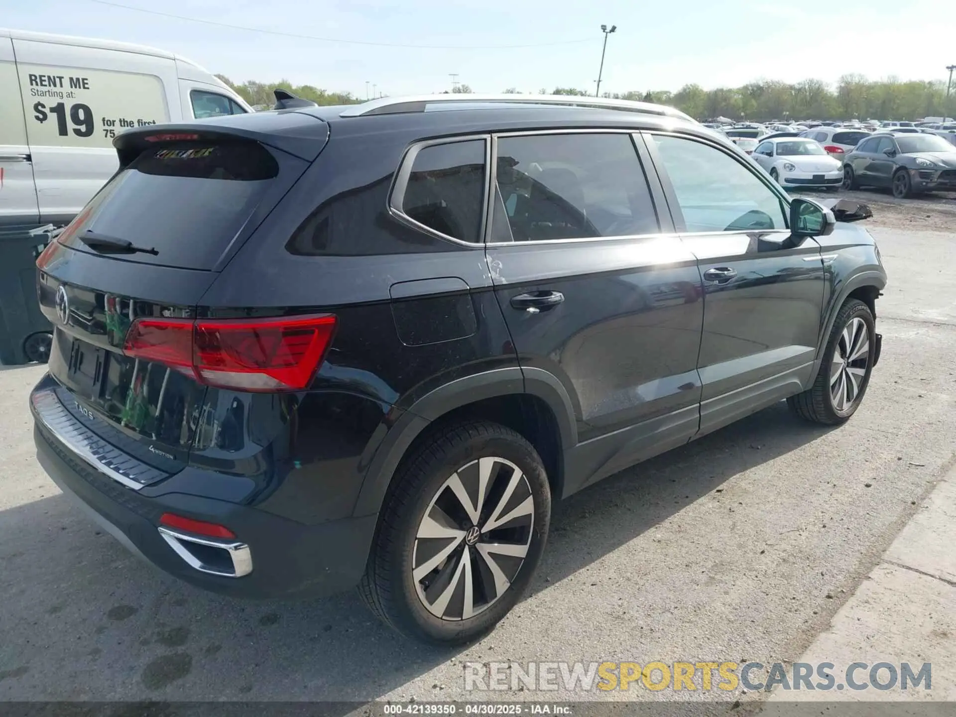 4 Фотография поврежденного автомобиля 3VVWX7B29NM066758 VOLKSWAGEN TAOS 2022