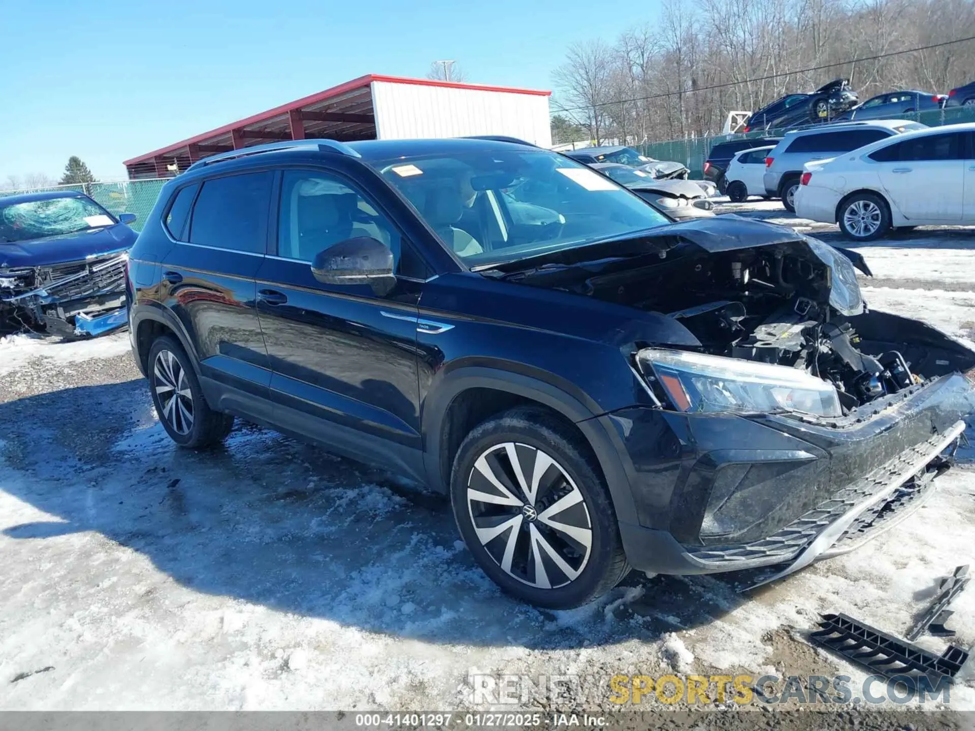 1 Фотография поврежденного автомобиля 3VVYX7B2XNM073226 VOLKSWAGEN TAOS 2022