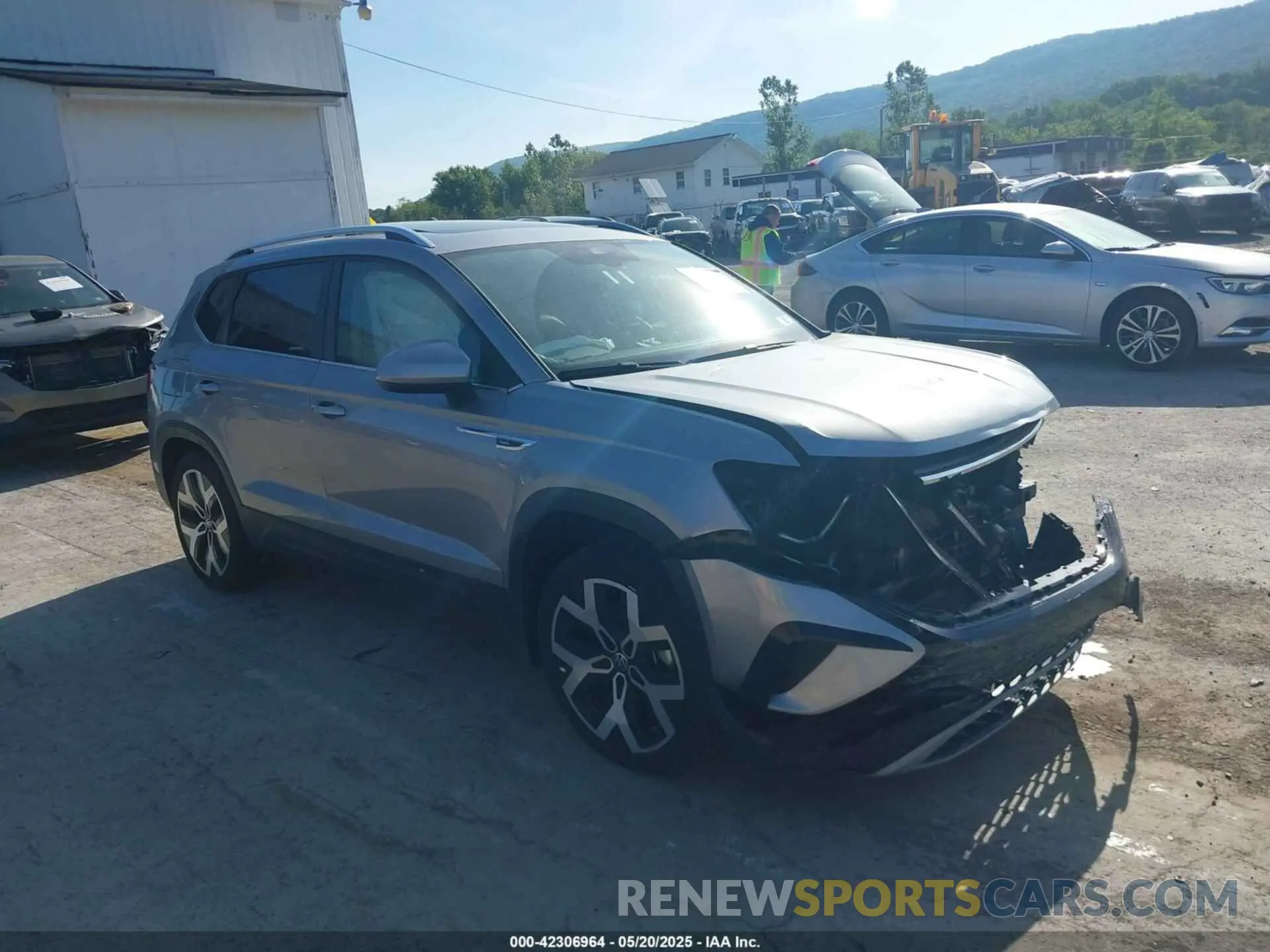 1 Photograph of a damaged car 3VV2X7B21PM318214 VOLKSWAGEN TAOS 2023