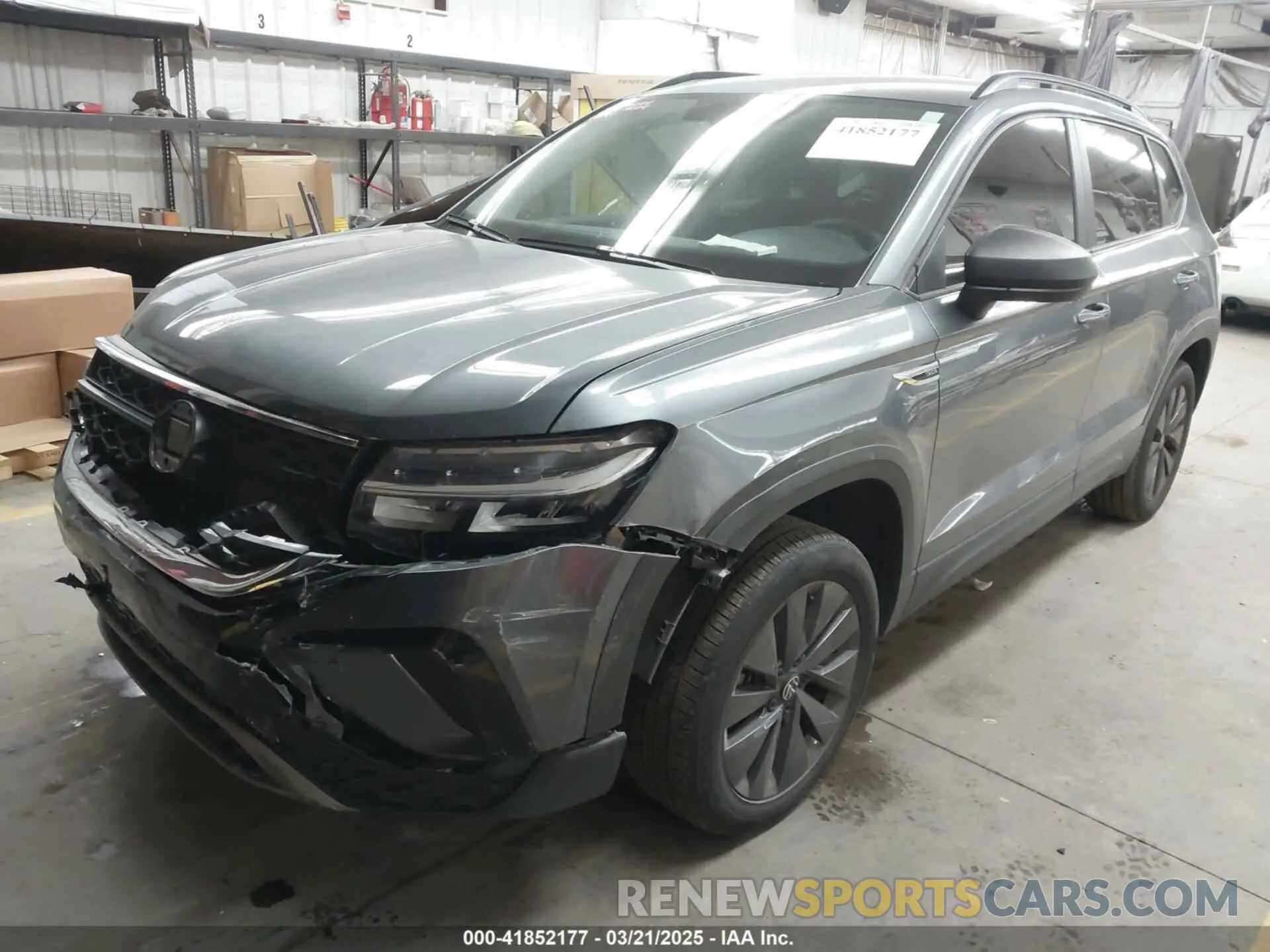 2 Photograph of a damaged car 3VVDX7B20PM328807 VOLKSWAGEN TAOS 2023