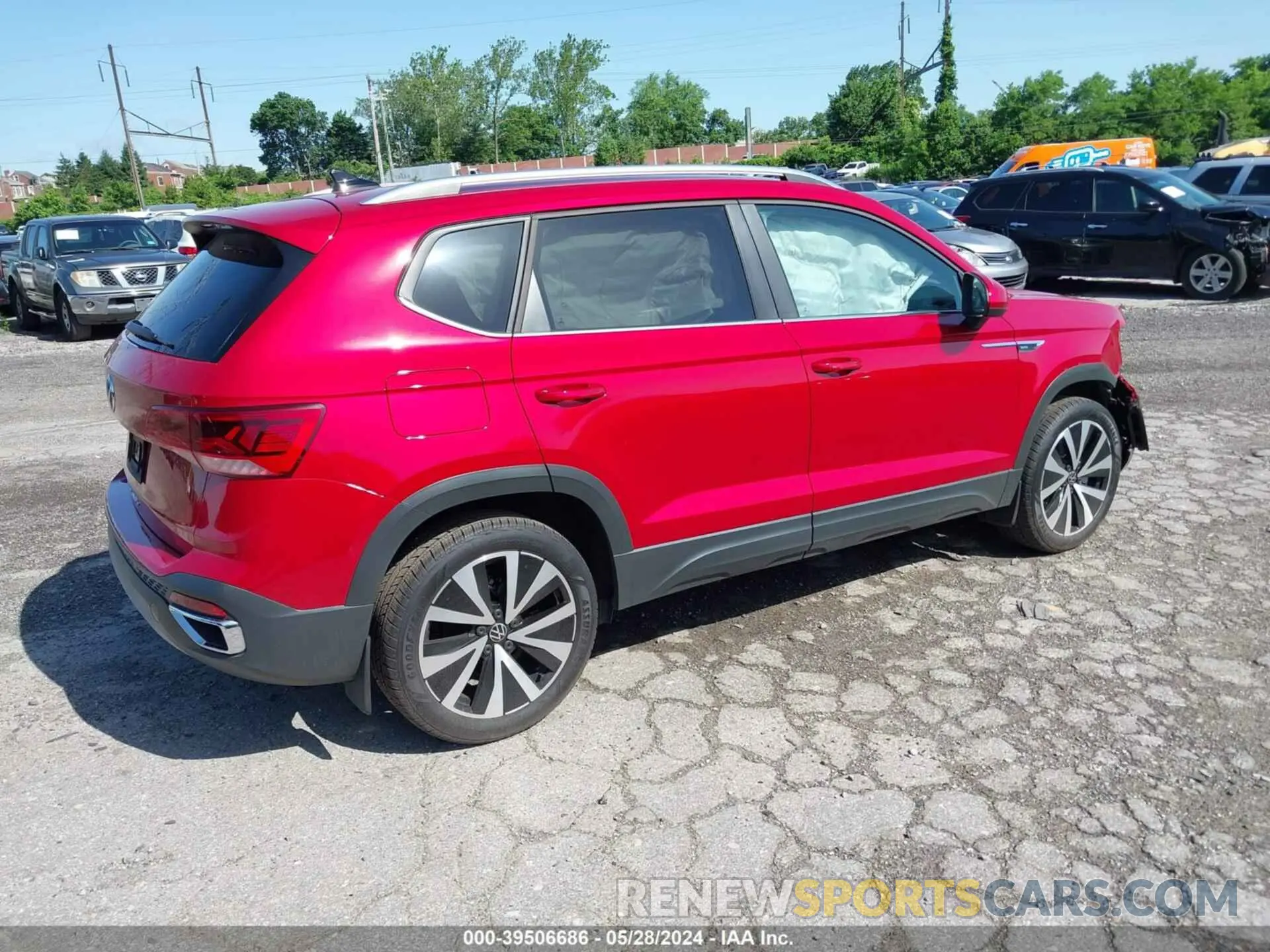 4 Фотография поврежденного автомобиля 3VVEX7B22PM371551 VOLKSWAGEN TAOS 2023