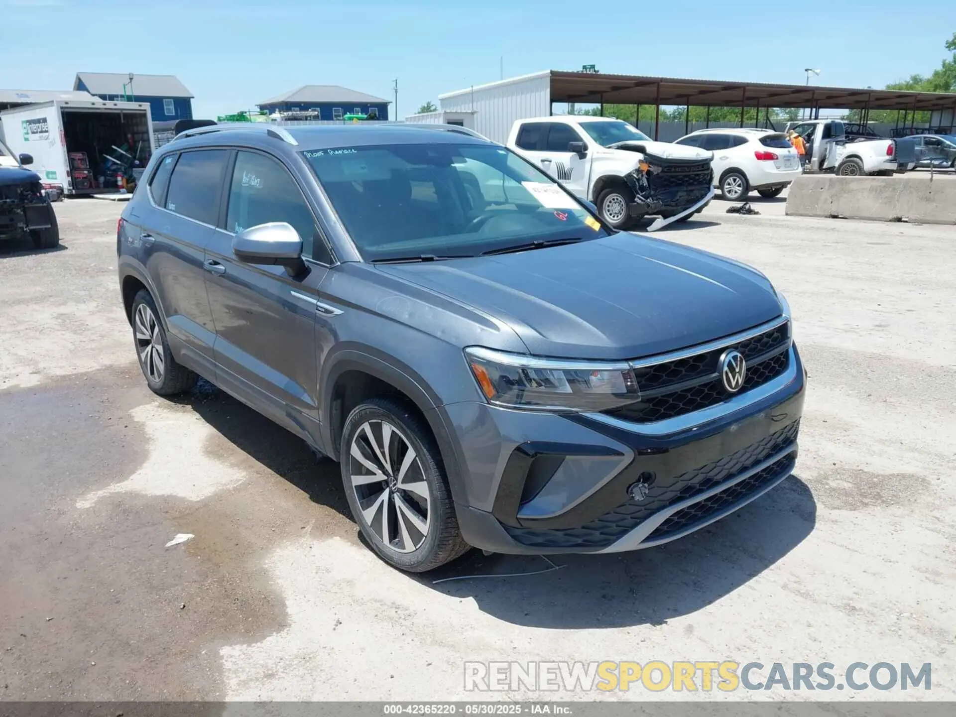 1 Photograph of a damaged car 3VVEX7B25PM307584 VOLKSWAGEN TAOS 2023