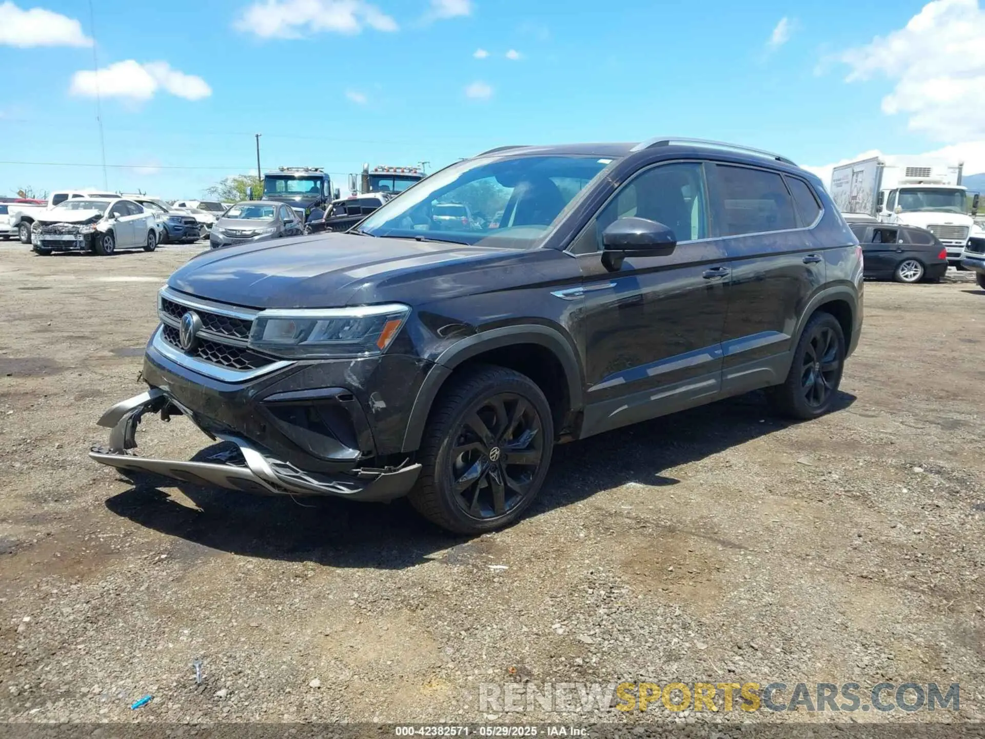 2 Фотография поврежденного автомобиля 3VVEX7B28PM373675 VOLKSWAGEN TAOS 2023