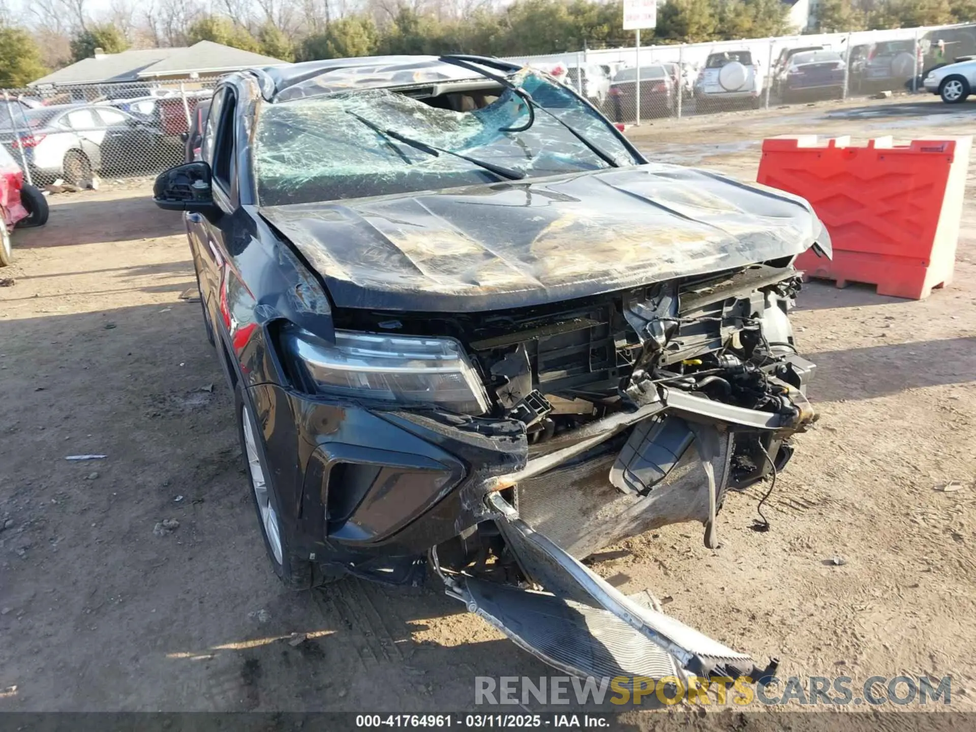 1 Photograph of a damaged car 3VVFX7B2XPM346448 VOLKSWAGEN TAOS 2023