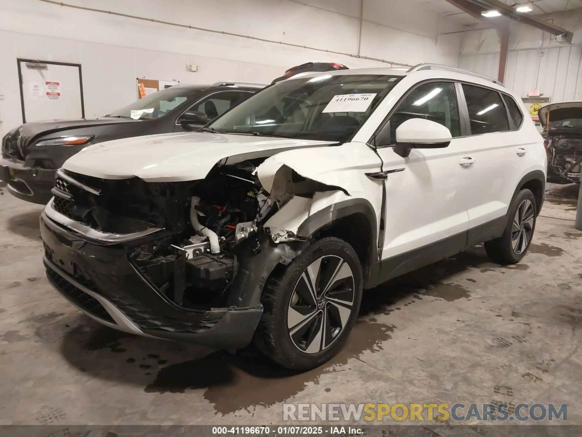 2 Фотография поврежденного автомобиля 3VVVX7B20PM373721 VOLKSWAGEN TAOS 2023