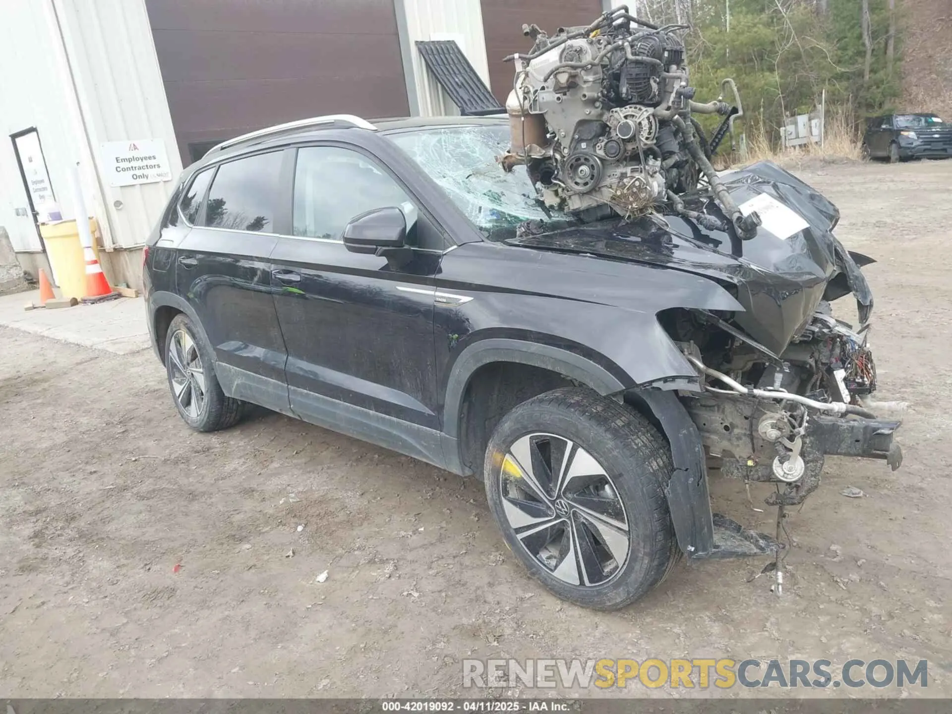 1 Photograph of a damaged car 3VVVX7B28PM360103 VOLKSWAGEN TAOS 2023