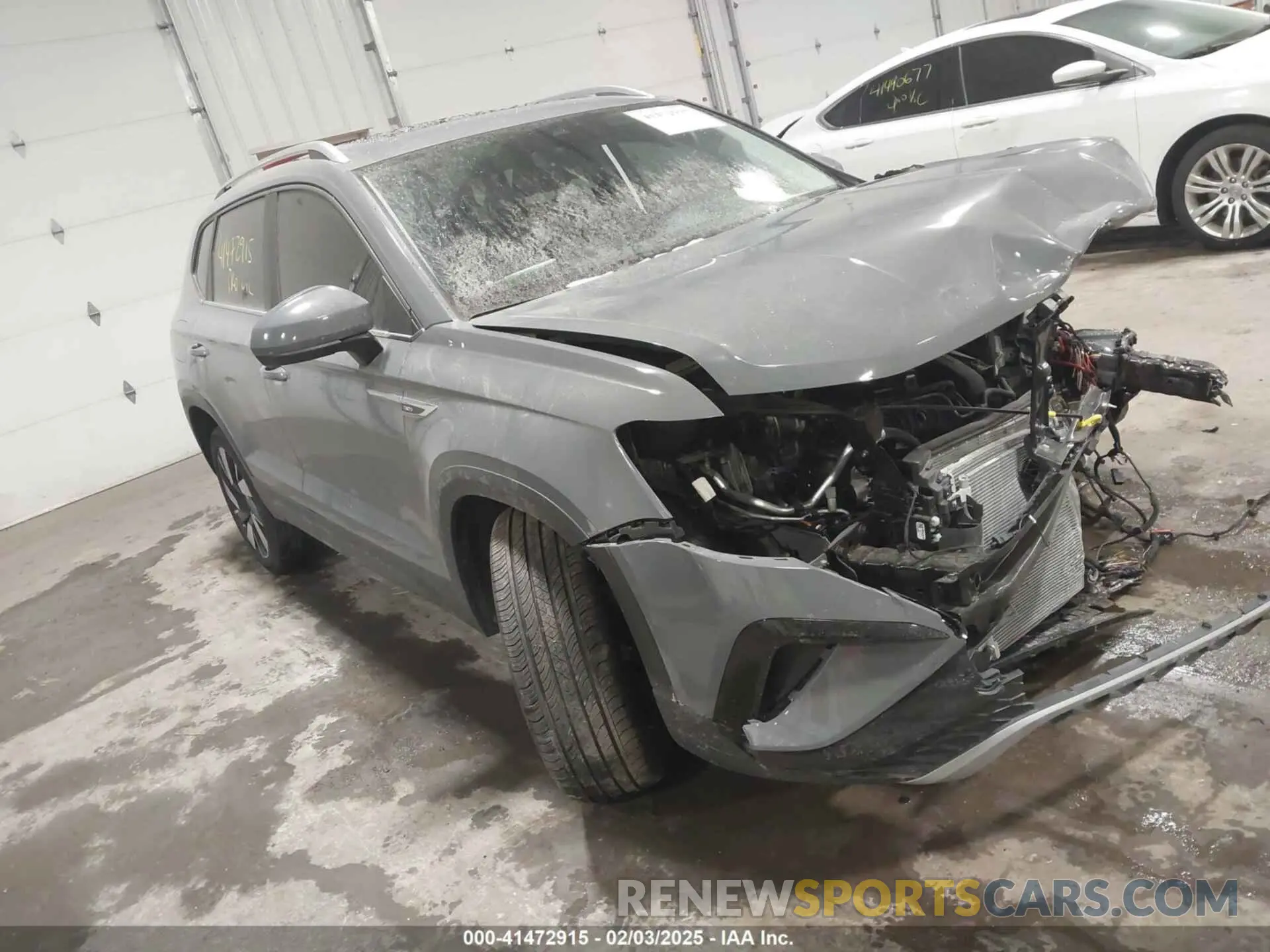 1 Photograph of a damaged car 3VV4X7B24RM041683 VOLKSWAGEN TAOS 2024