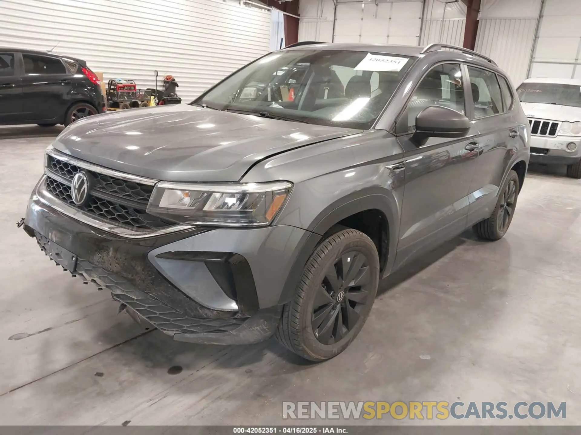 2 Photograph of a damaged car 3VV5X7B23RM002653 VOLKSWAGEN TAOS 2024