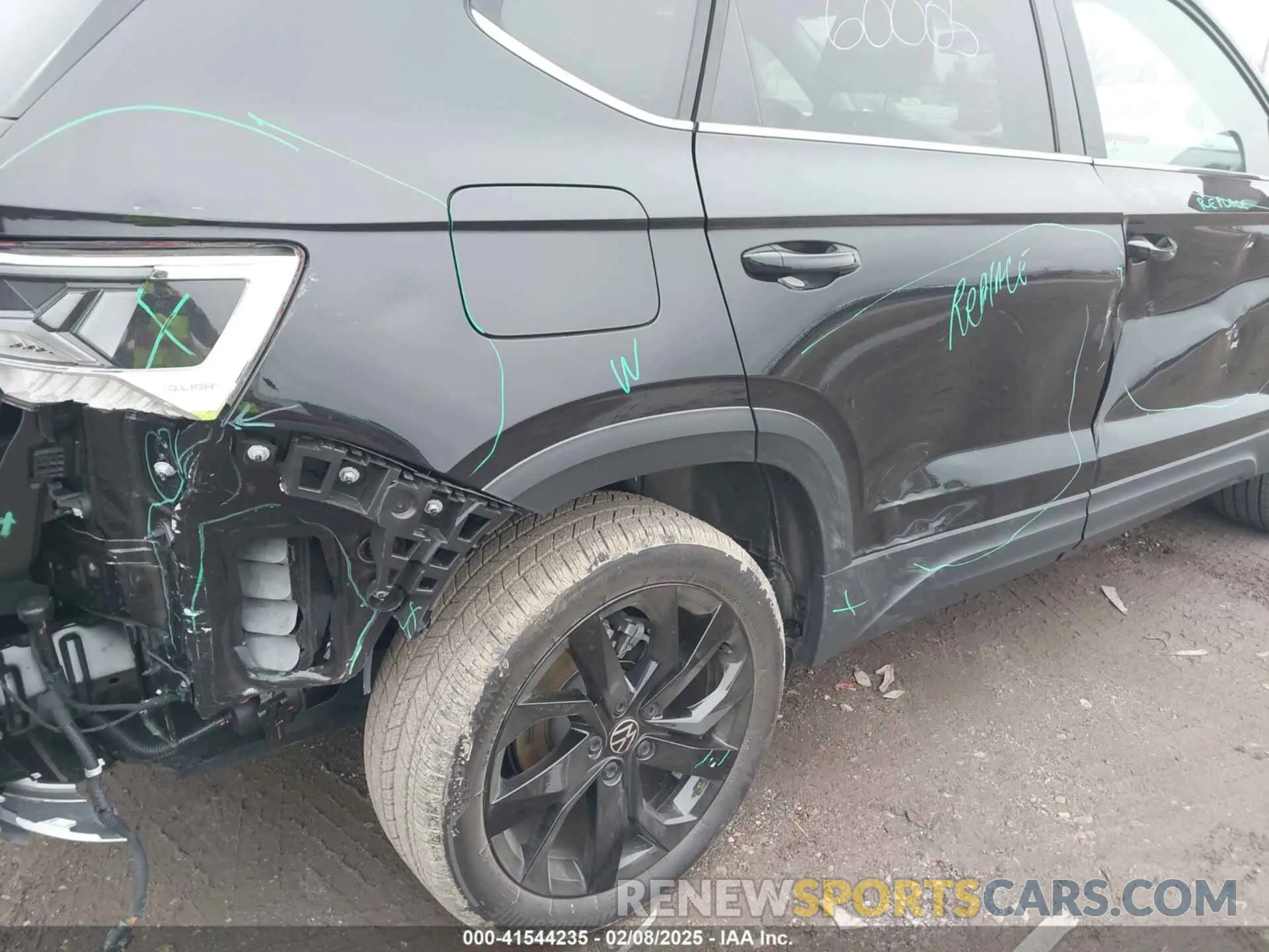 6 Фотография поврежденного автомобиля 3VVEX7B21RM077979 VOLKSWAGEN TAOS 2024