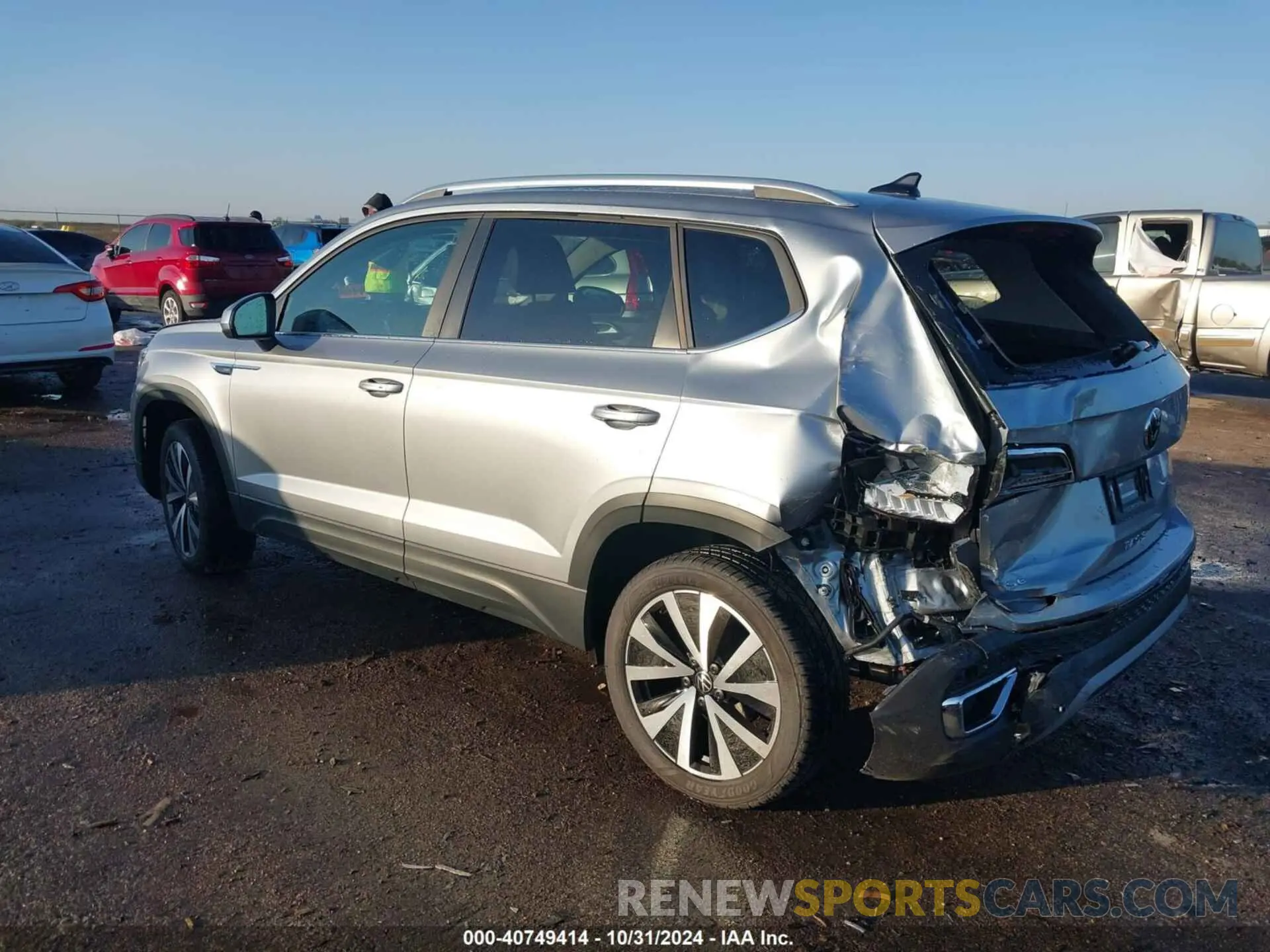 3 Фотография поврежденного автомобиля 3VVEX7B2XRM102507 VOLKSWAGEN TAOS 2024