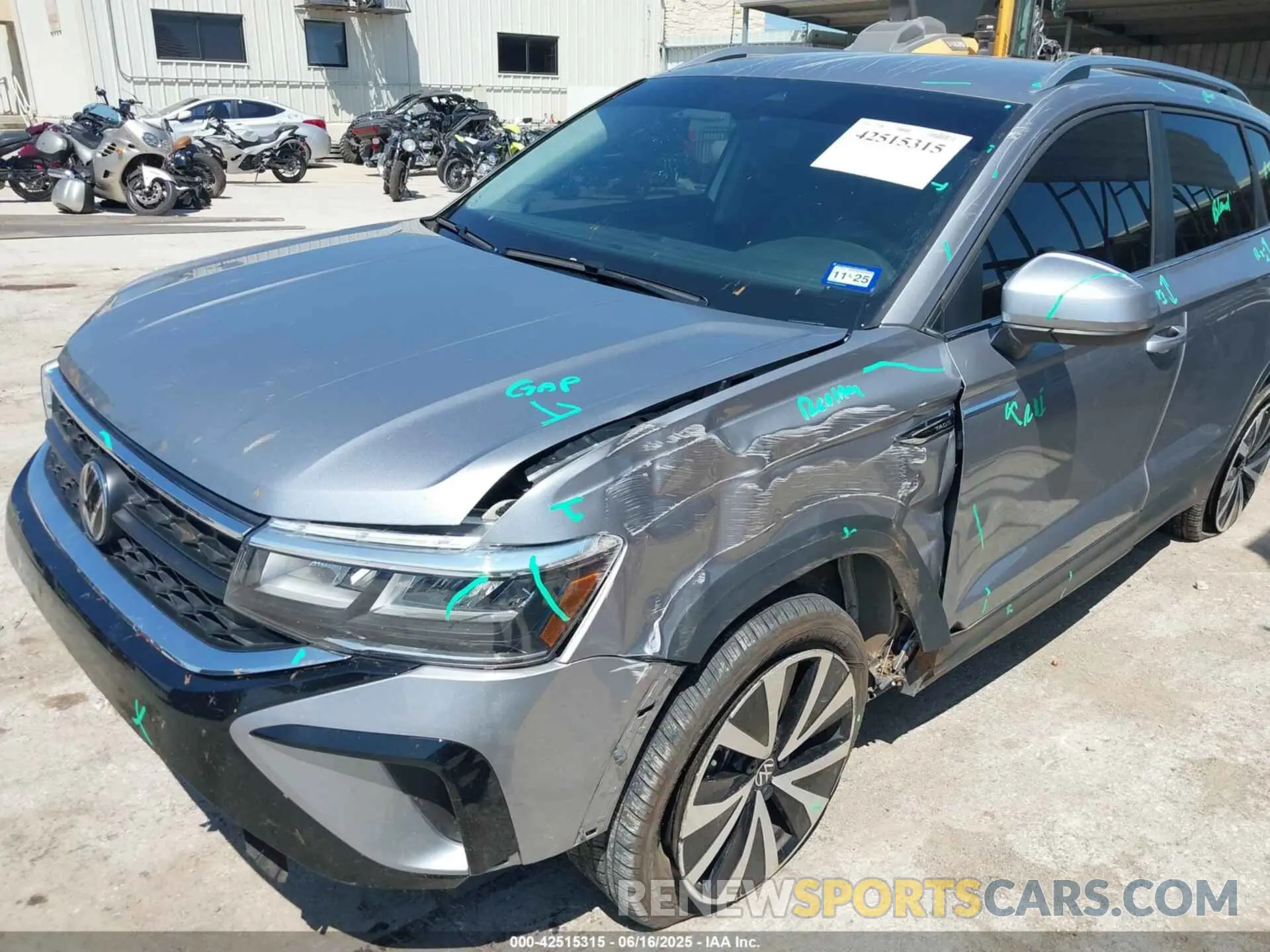 6 Photograph of a damaged car 3VVSX7B20RM004282 VOLKSWAGEN TAOS 2024