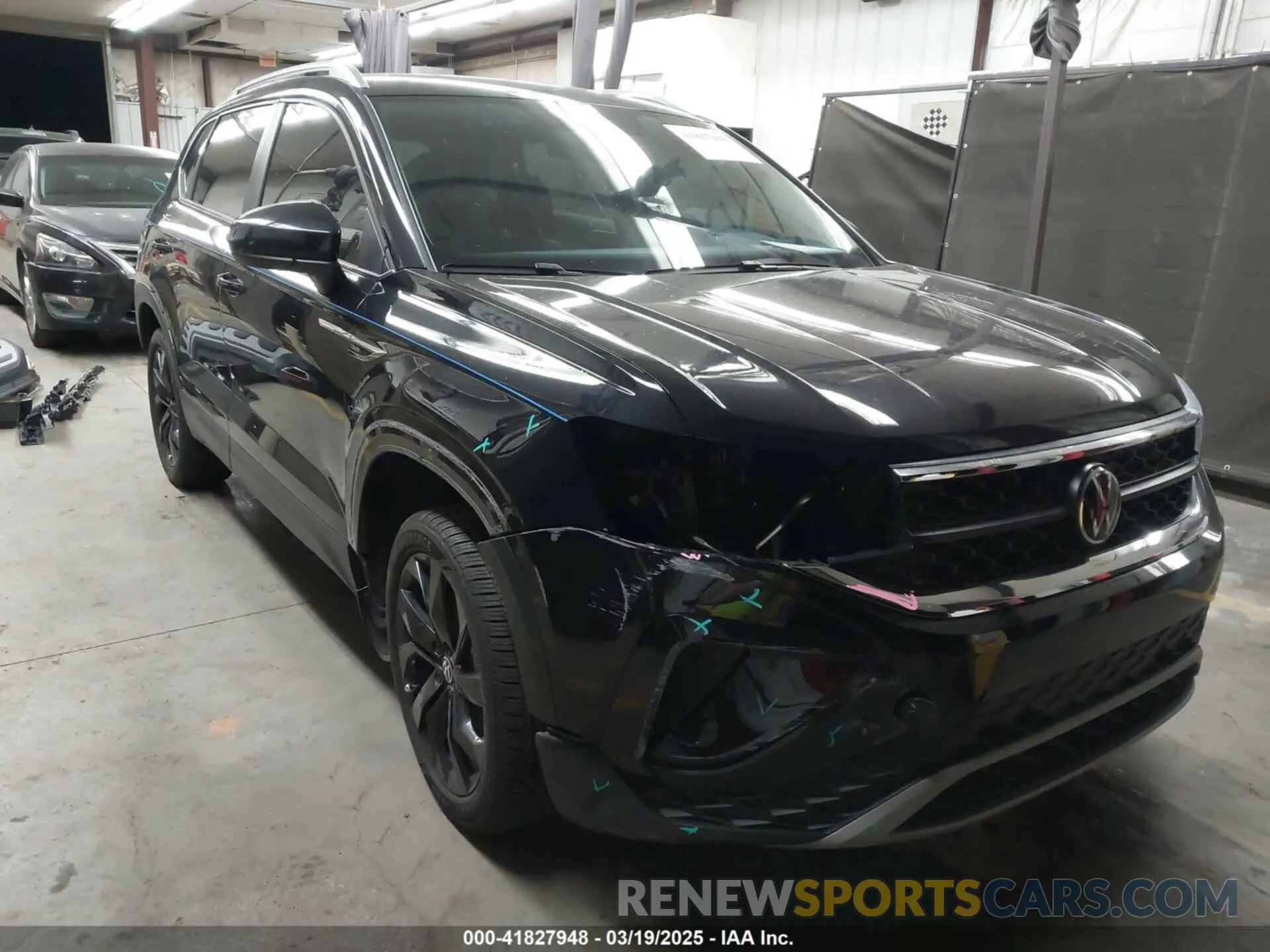 1 Photograph of a damaged car 3VVSX7B21RM056312 VOLKSWAGEN TAOS 2024