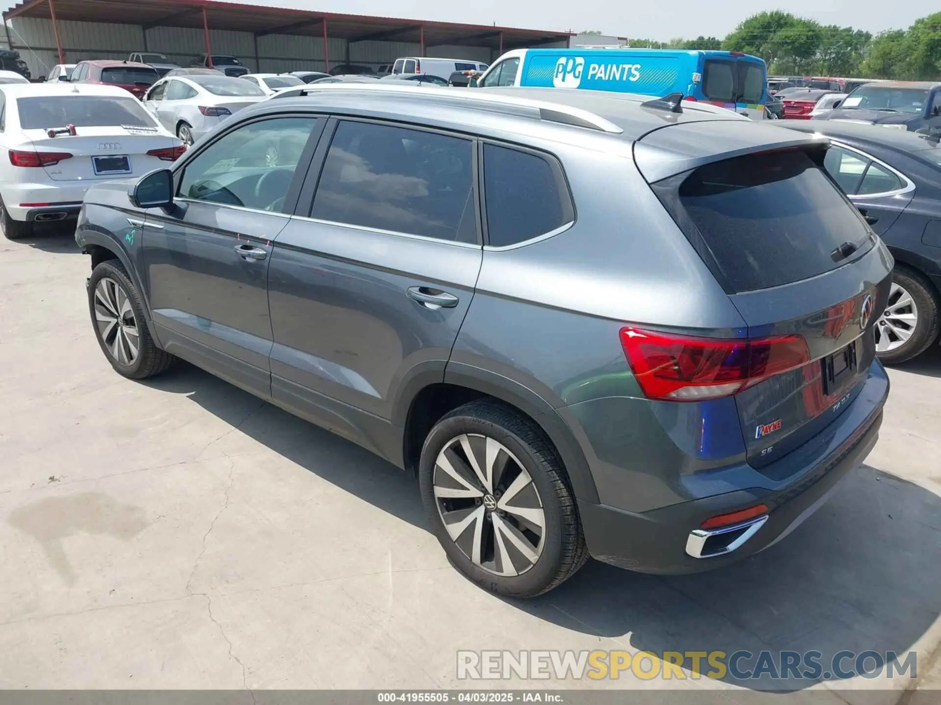 3 Фотография поврежденного автомобиля 3VVSX7B25RM108458 VOLKSWAGEN TAOS 2024