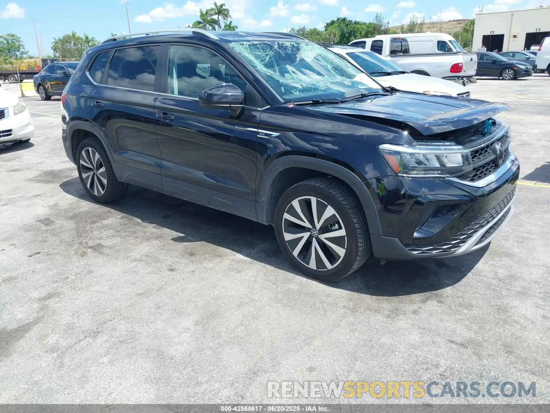1 Photograph of a damaged car 3VVSX7B29RM119270 VOLKSWAGEN TAOS 2024