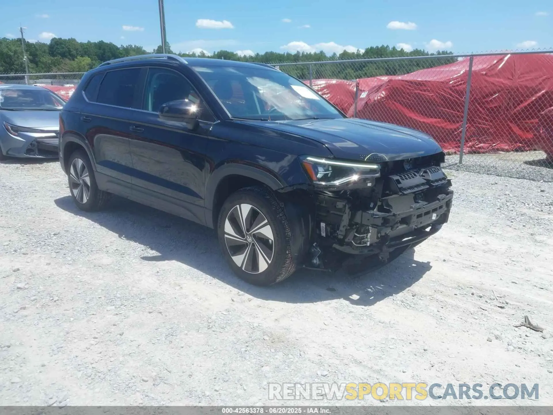 1 Photograph of a damaged car 3VVUC7B21SM044655 VOLKSWAGEN TAOS 2025