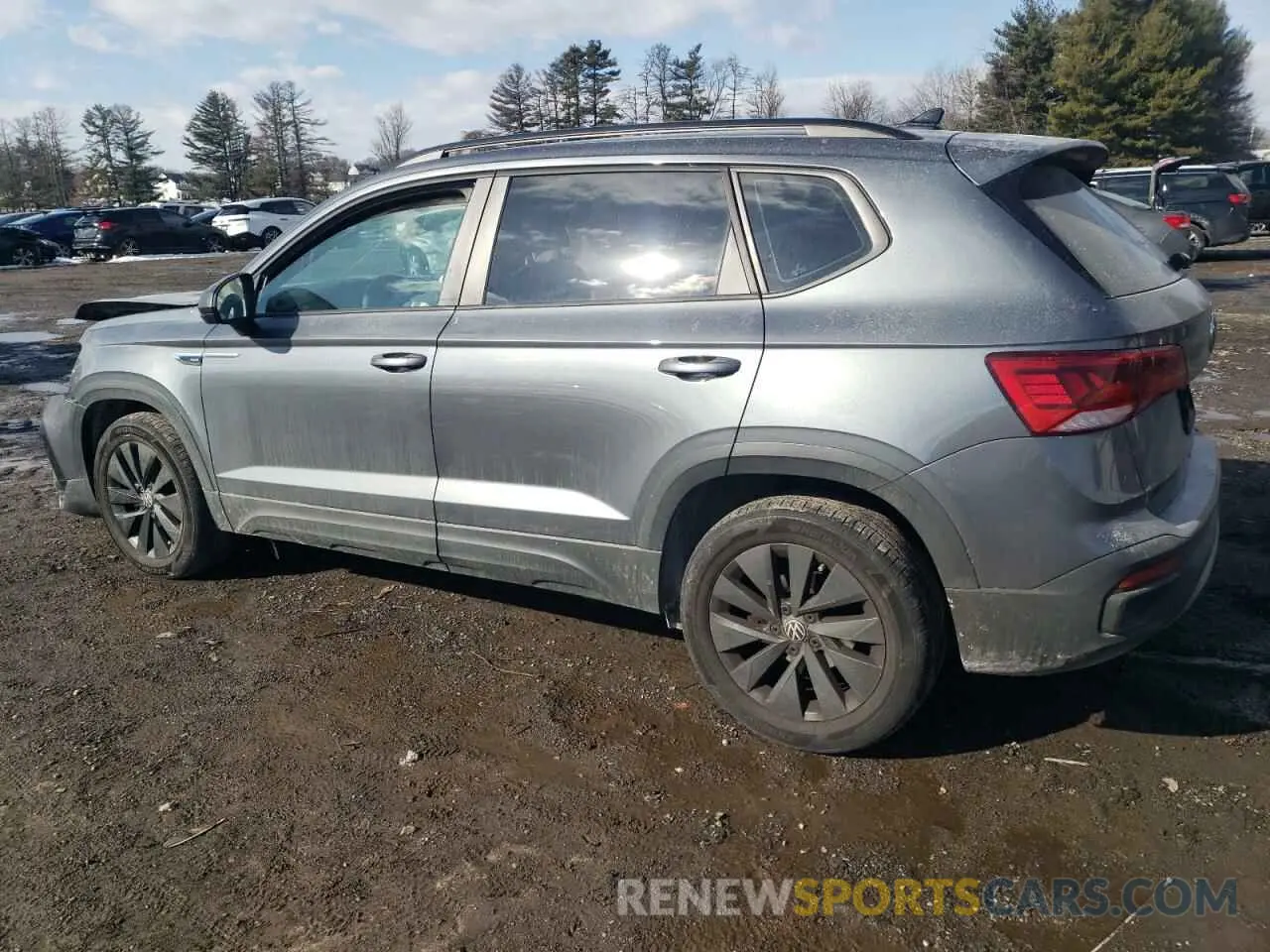 2 Фотография поврежденного автомобиля 3VVAX7B26NM057722 VOLKSWAGEN TAOS S 2022