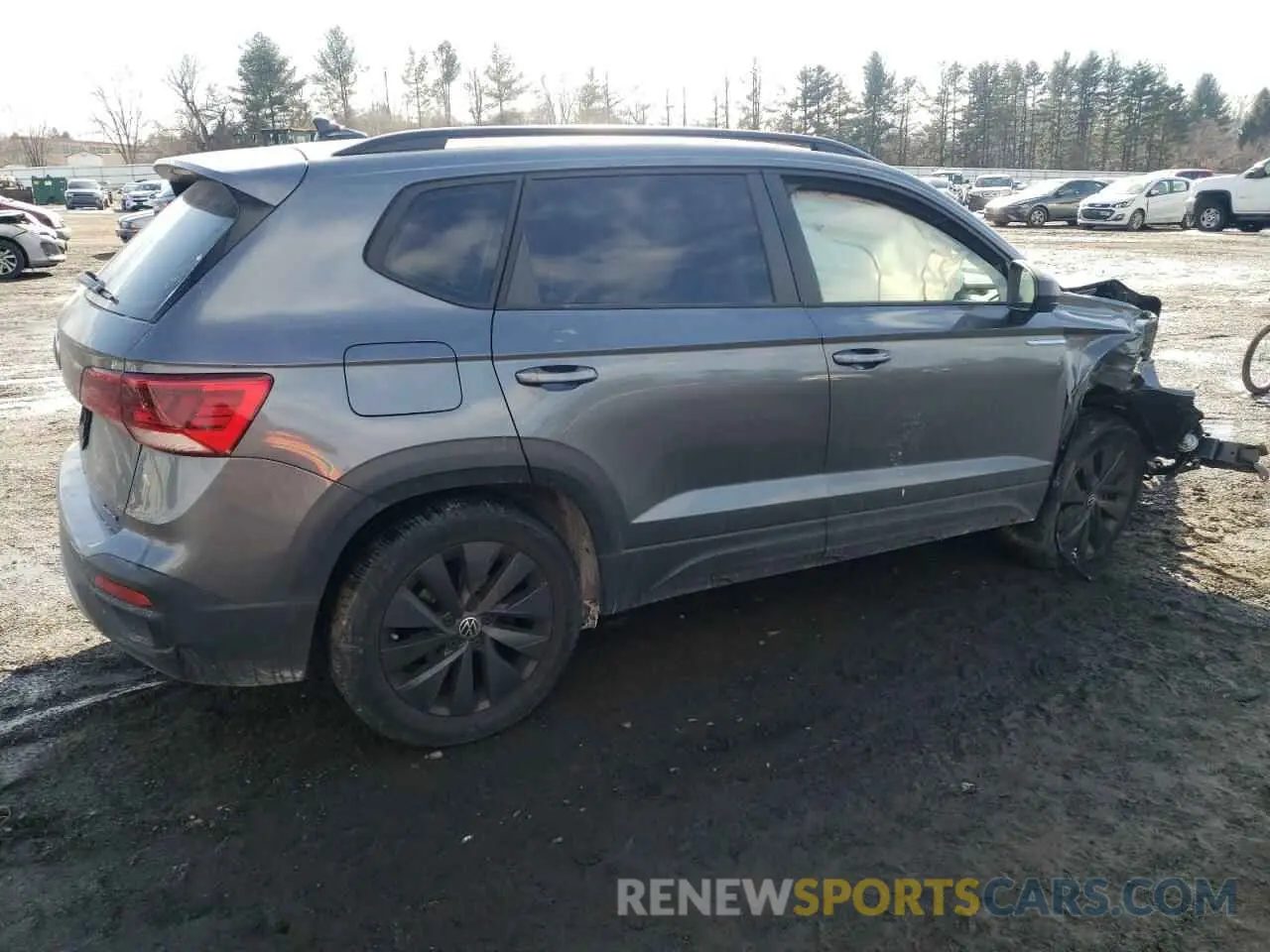 3 Фотография поврежденного автомобиля 3VVAX7B26NM057722 VOLKSWAGEN TAOS S 2022