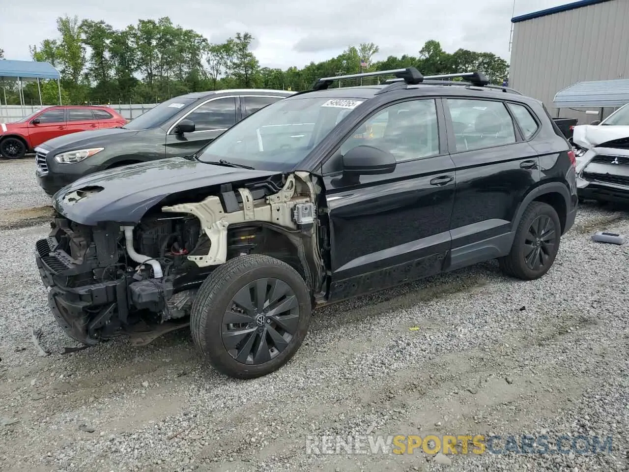 1 Photograph of a damaged car 3VVCX7B21NM065851 VOLKSWAGEN TAOS S 2022